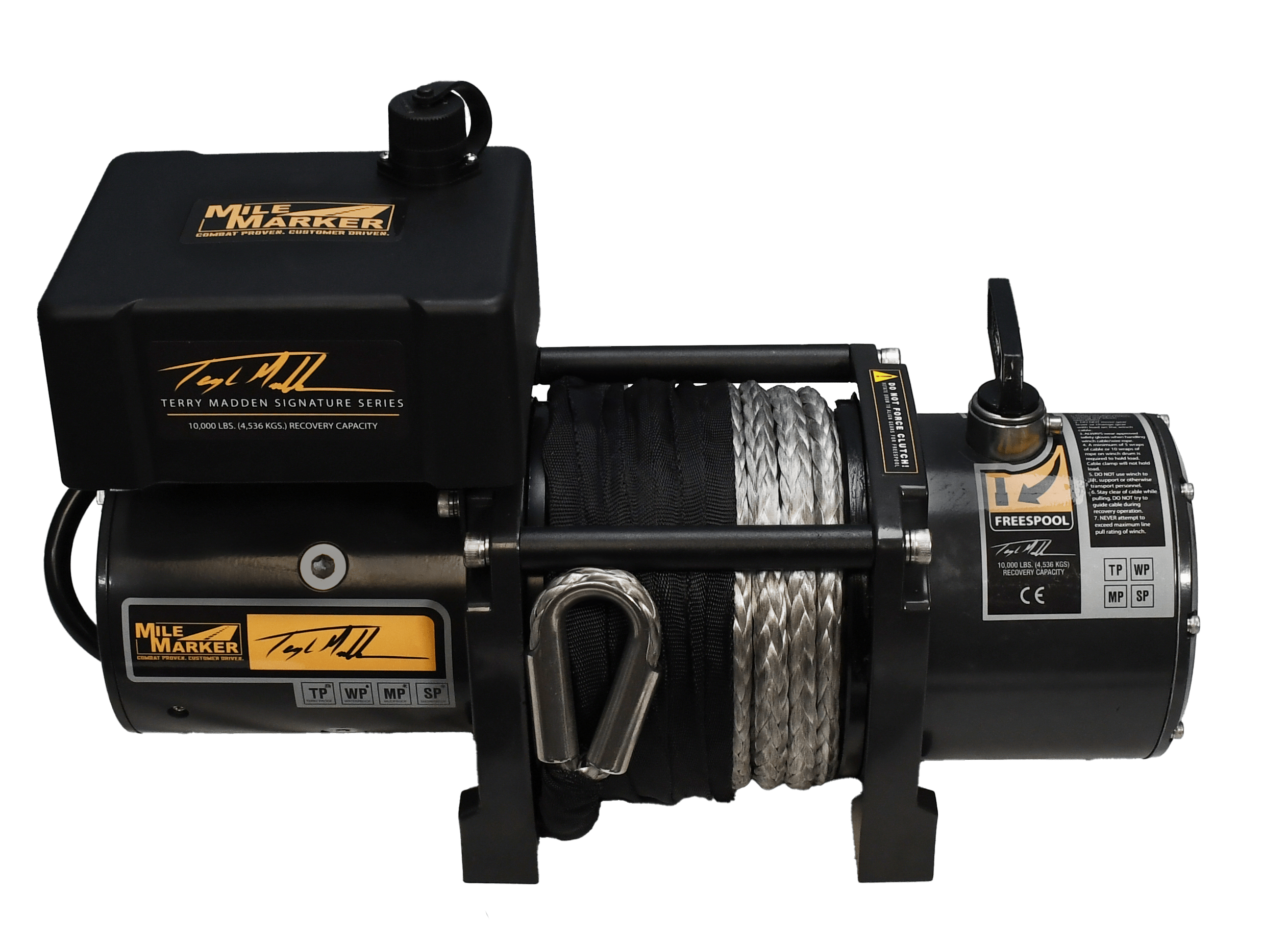 Mile Marker 10K SHORT DRUM COMPETITION WINCH -TERRY MADDEN SERIES TM-10K