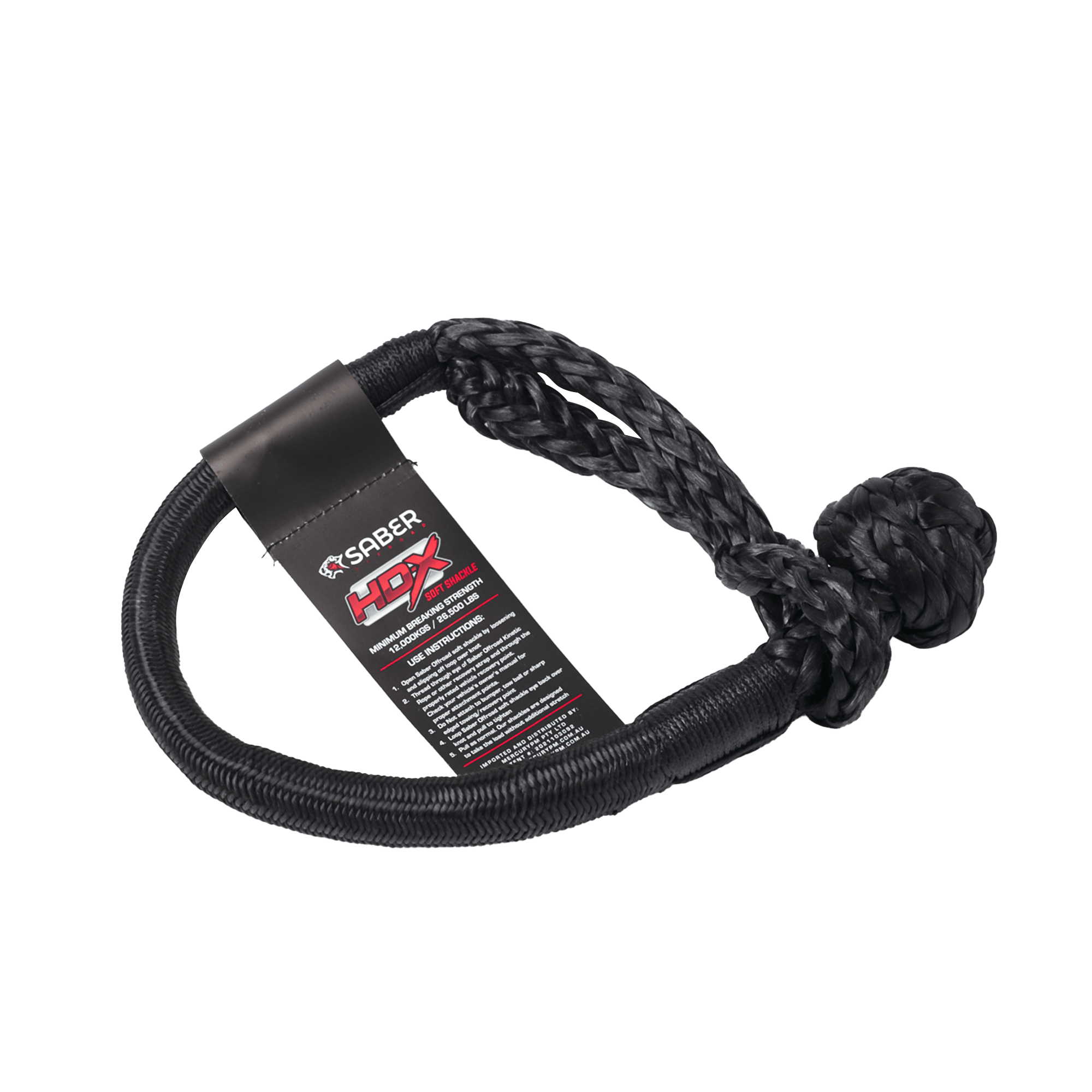 Mile Marker 12,000KG HDX Technora Bound Soft Shackle SBR-12KTBSSB