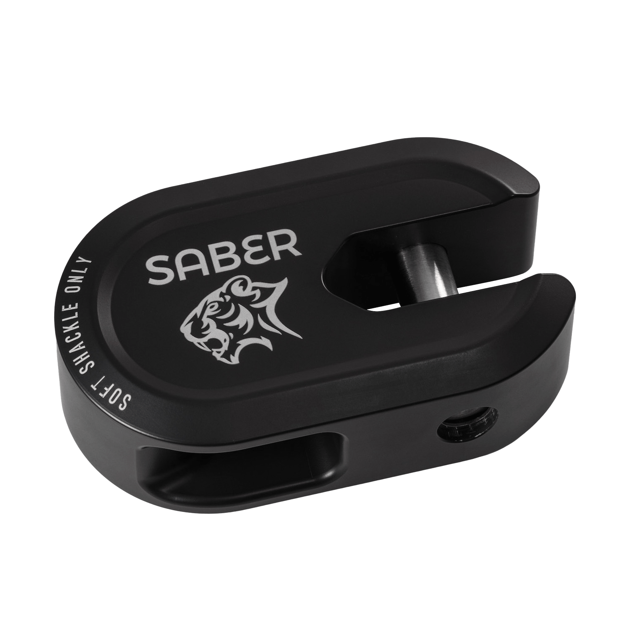 Mile Marker 7075 Alloy Winch Shackle Short - Cerakote Black SBR-AWSSCBLK