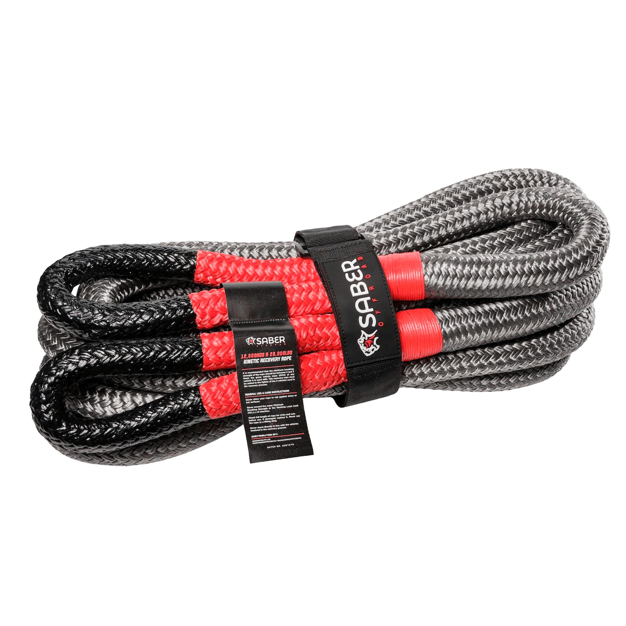 Mile Marker 12,500KG Kinetic Recovery Rope & Bag SBR-12KRR