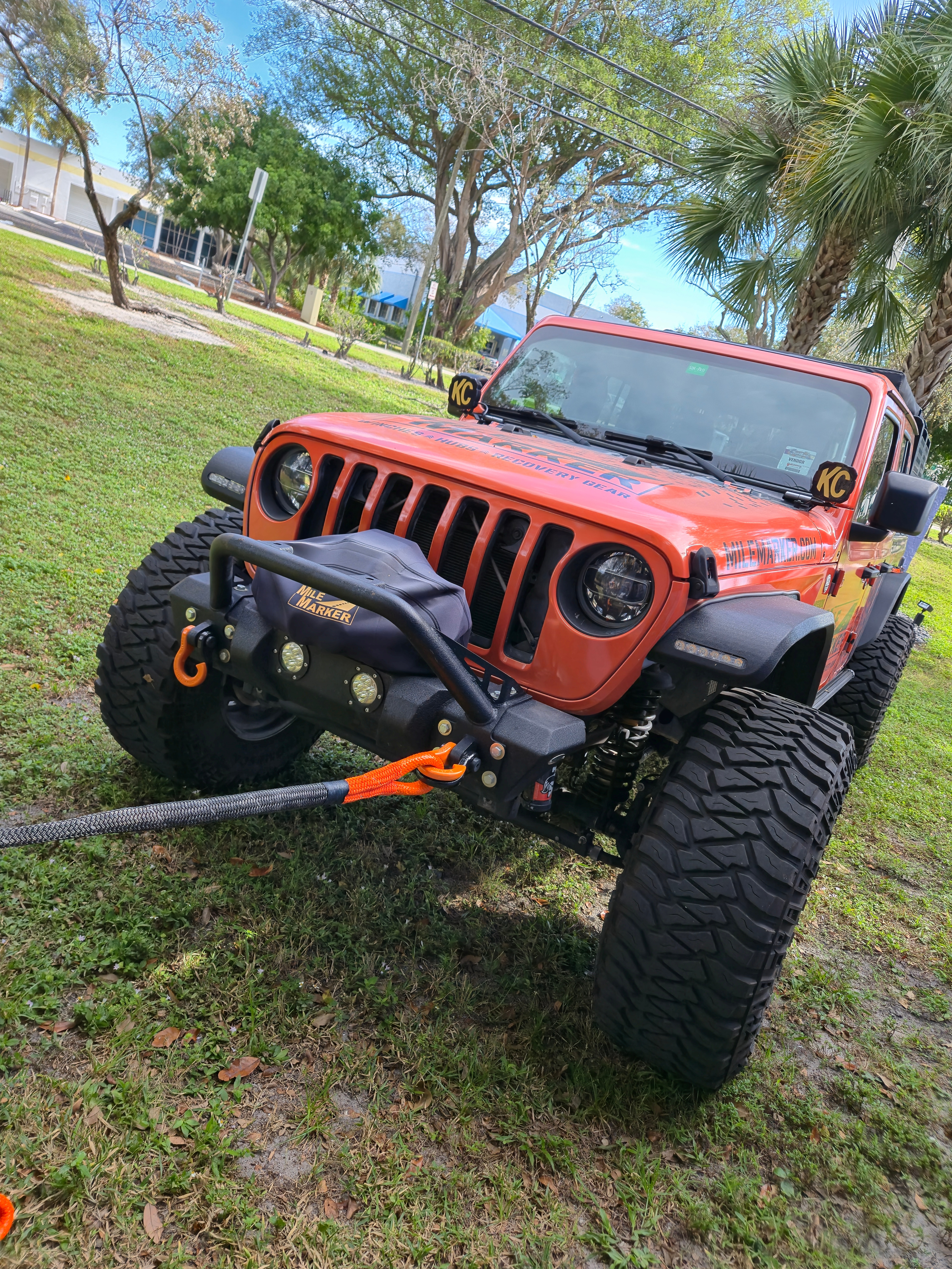 Mile Marker 7/8IN X 20FT K-ROPE KIT, BLACK W/BAG 18-52078-20-CBK