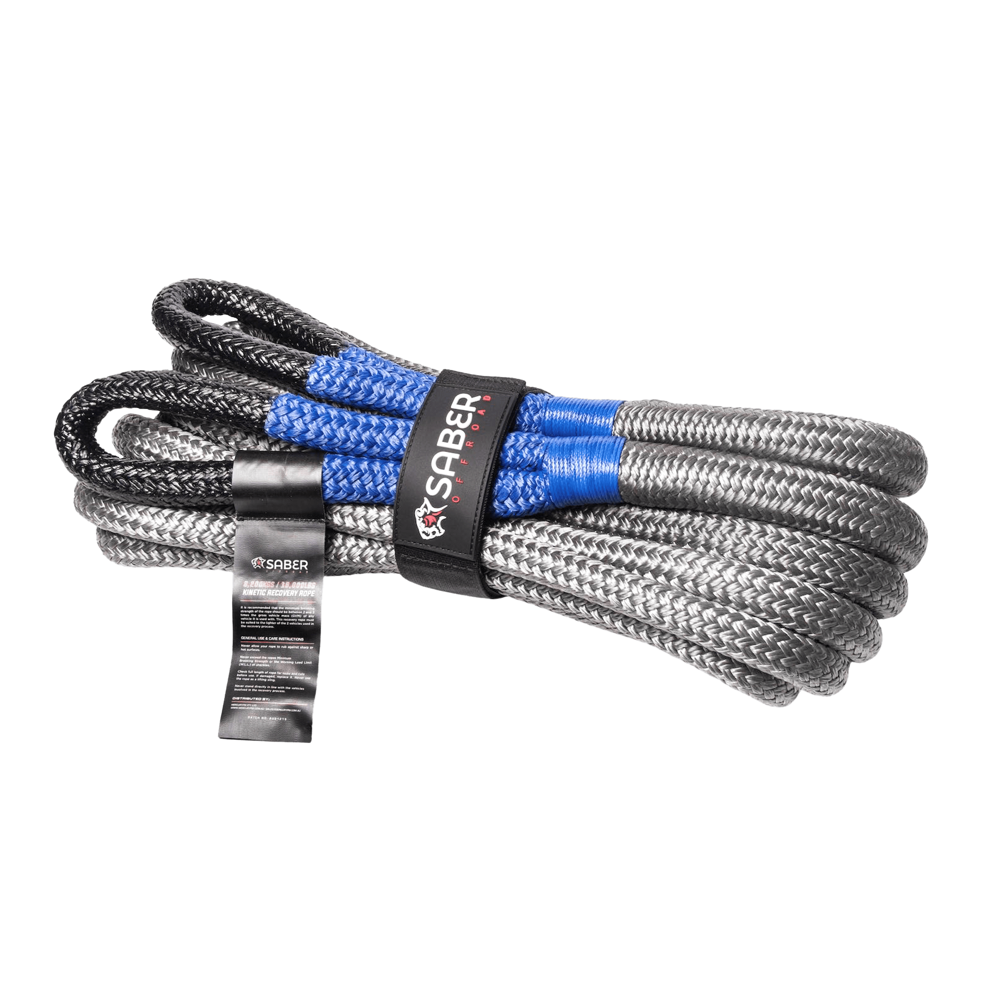 Mile Marker 8,200KG Kinetic Recovery Rope & Bag SBR-8KRR