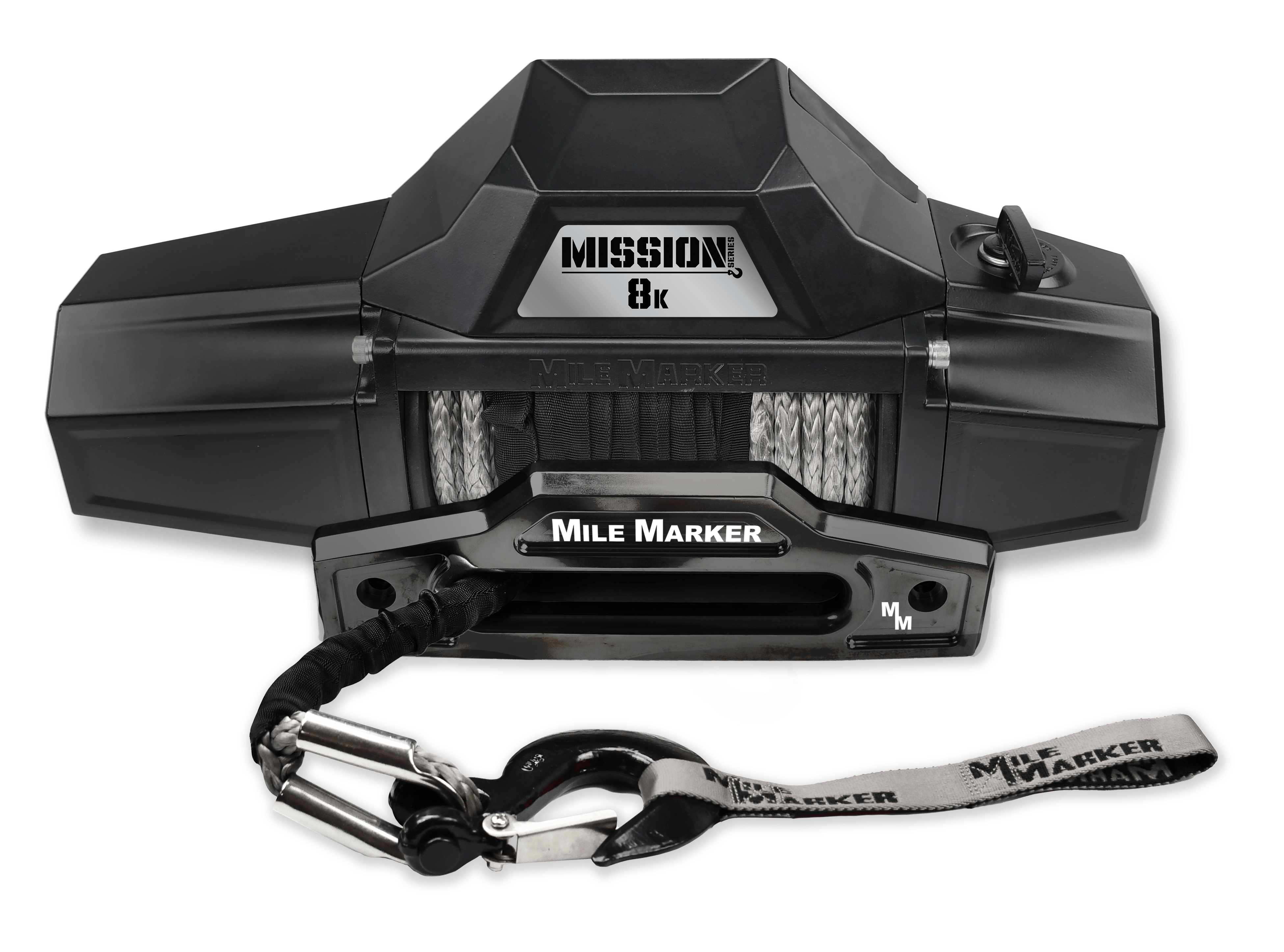 Mile Marker 8K MISSION RECOVERY WINCH WITH SYNTHETIC ROPE 78-53141