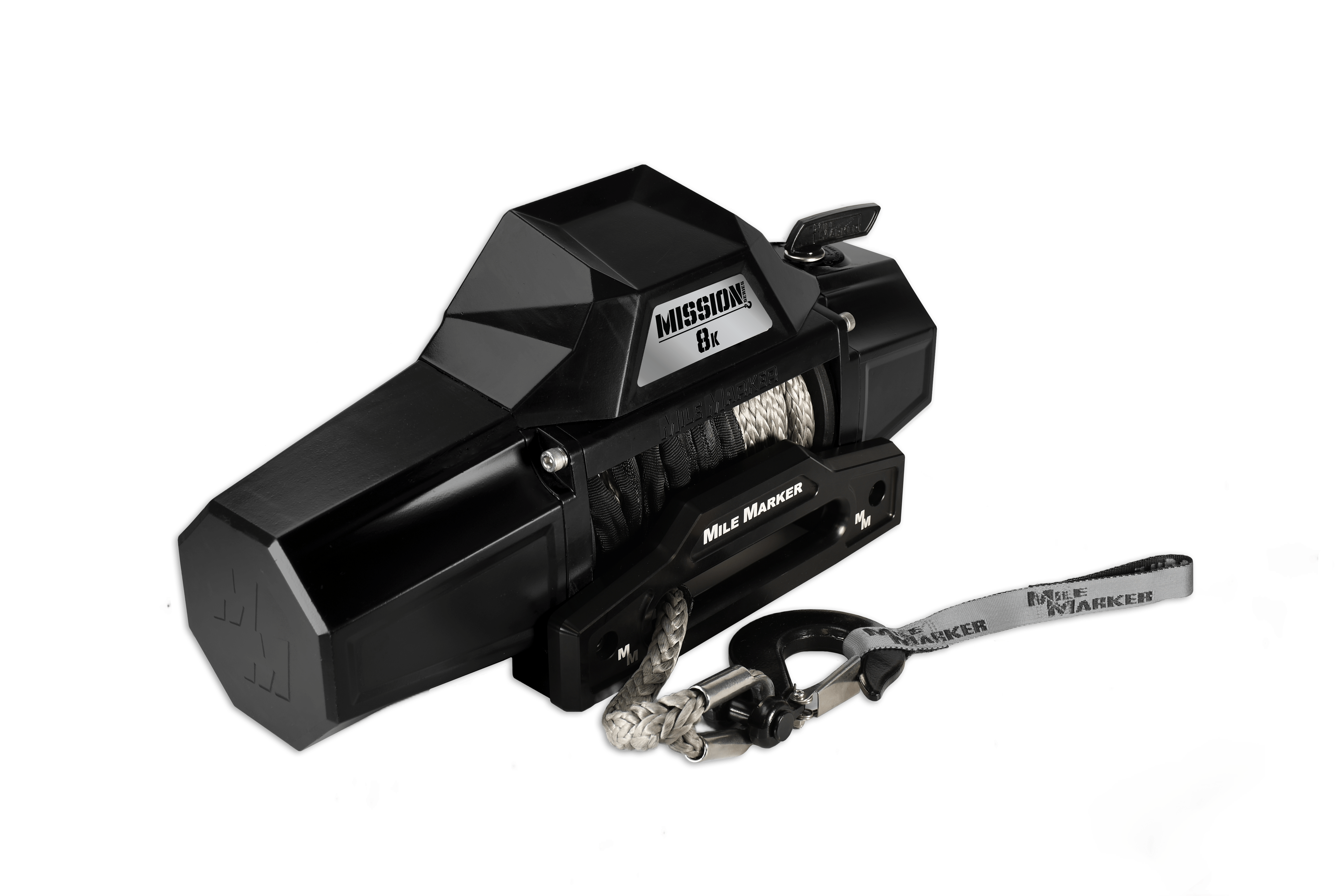 Mile Marker 8K MISSION RECOVERY WINCH WITH SYNTHETIC ROPE 78-53141