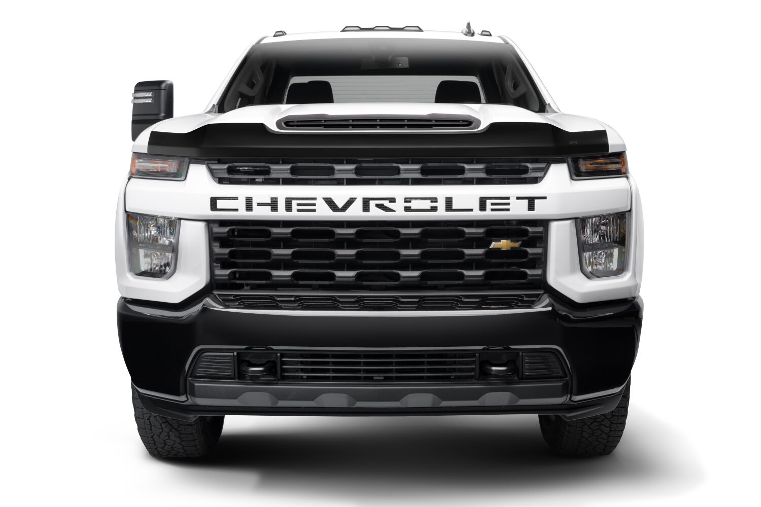 Husky Liners Aeroskin Hood Protector; Matte Black Low Profile 2877187