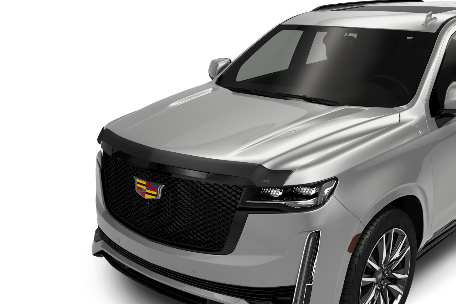 Husky Liners Aeroskin Hood Protector; Matte Black Low Profile 2877094