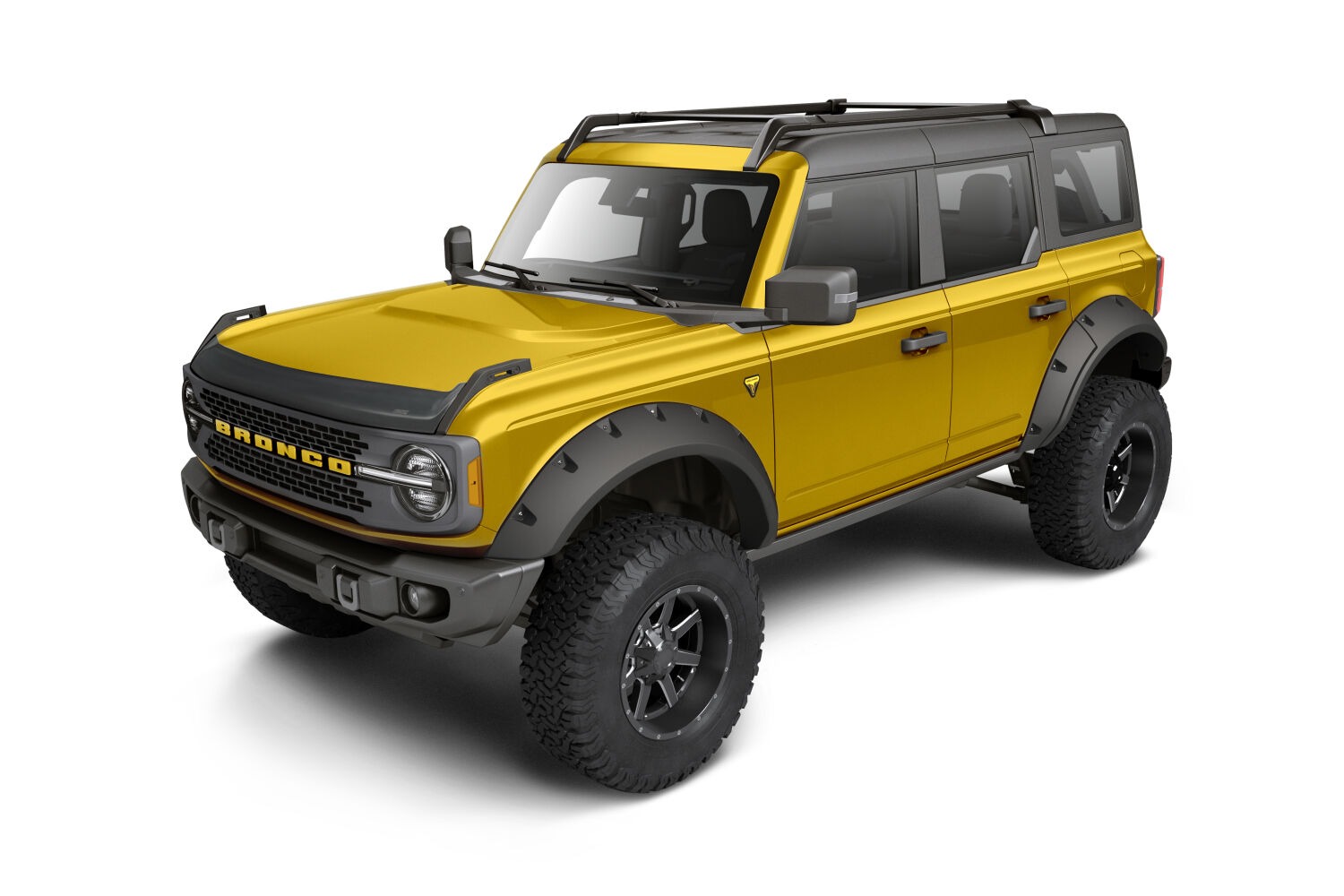 Husky Liners Aeroskin Hood Protector; Matte Black Low Profile 2877183