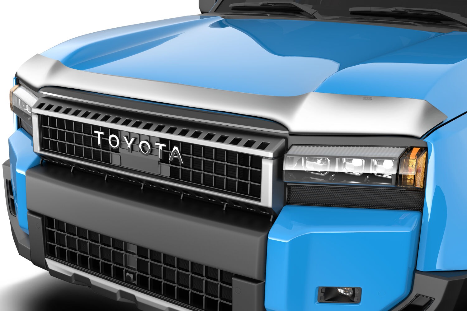 Husky Liners Aeroskin Hood Protector; Chrome 2892232