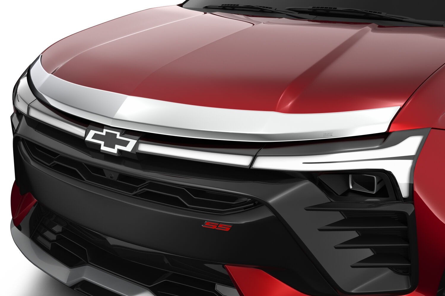 Husky Liners Aeroskin Hood Protector; Chrome 2892242