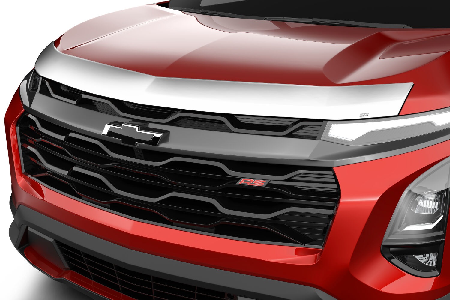 Husky Liners Aeroskin Hood Protector; Chrome 2892226