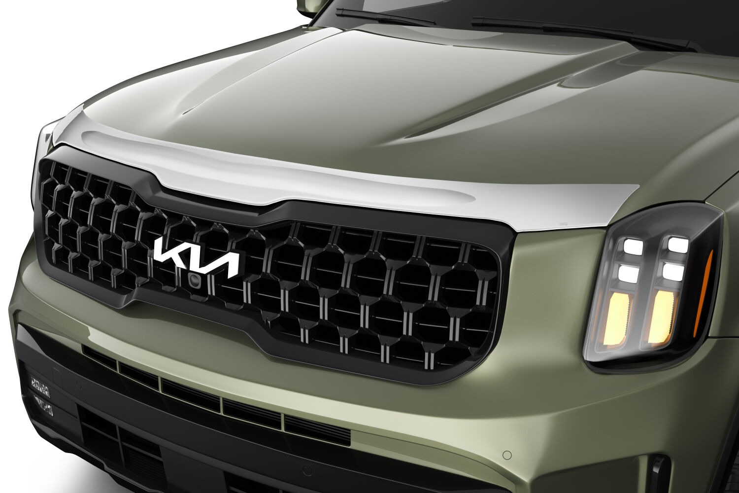 Husky Liners Aeroskin Hood Protector; Chrome 2892218