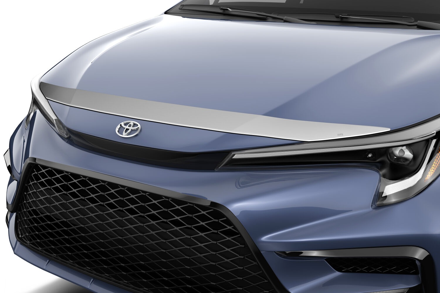 Husky Liners Husky Aeroskin Hood Protector; Chrome 2892224