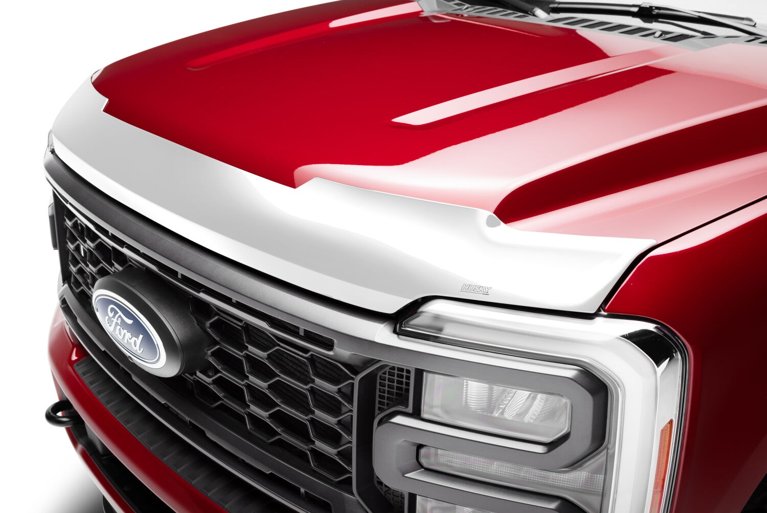 Husky Liners Aeroskin Hood Protector; Chrome 2892235