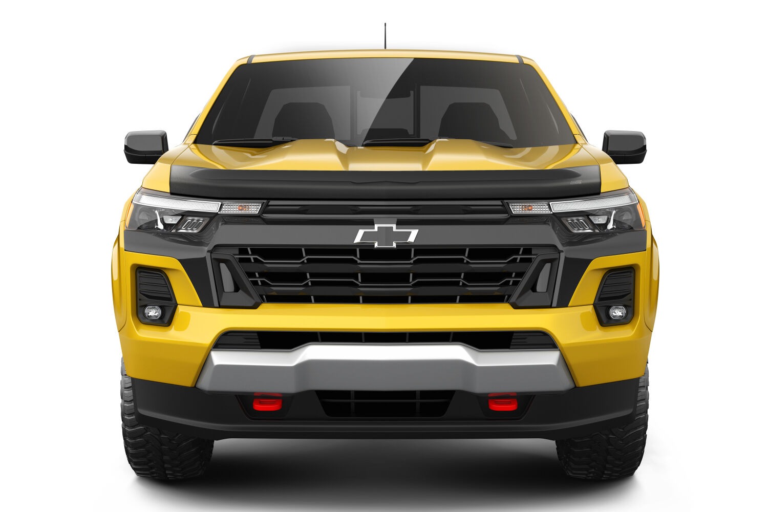 Husky Liners Aeroskin II Hood Protector; Matte Black Low Profile 2830213