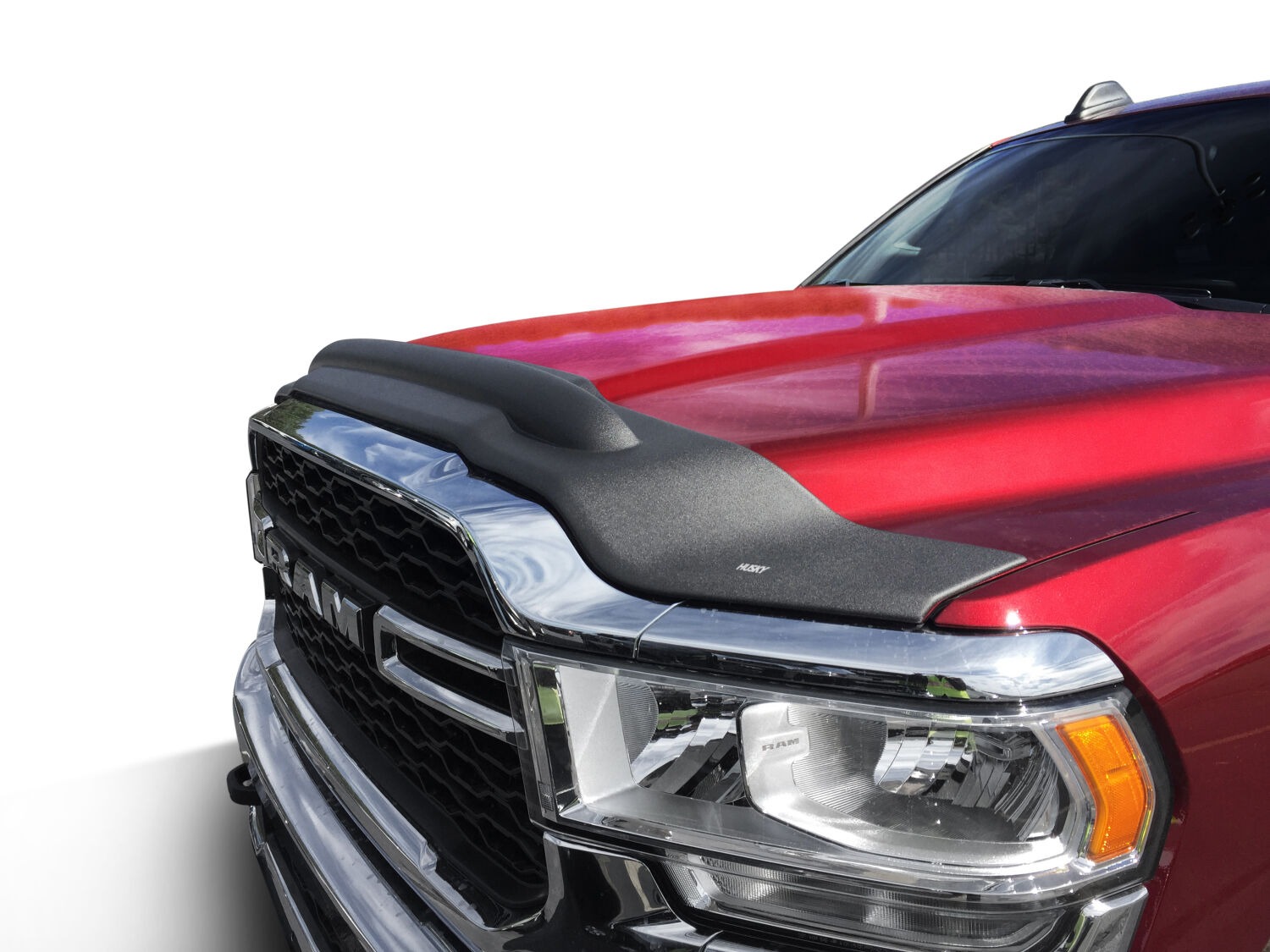 Husky Liners Aeroskin II Hood Protector; Matte Black Low Profile 2830004