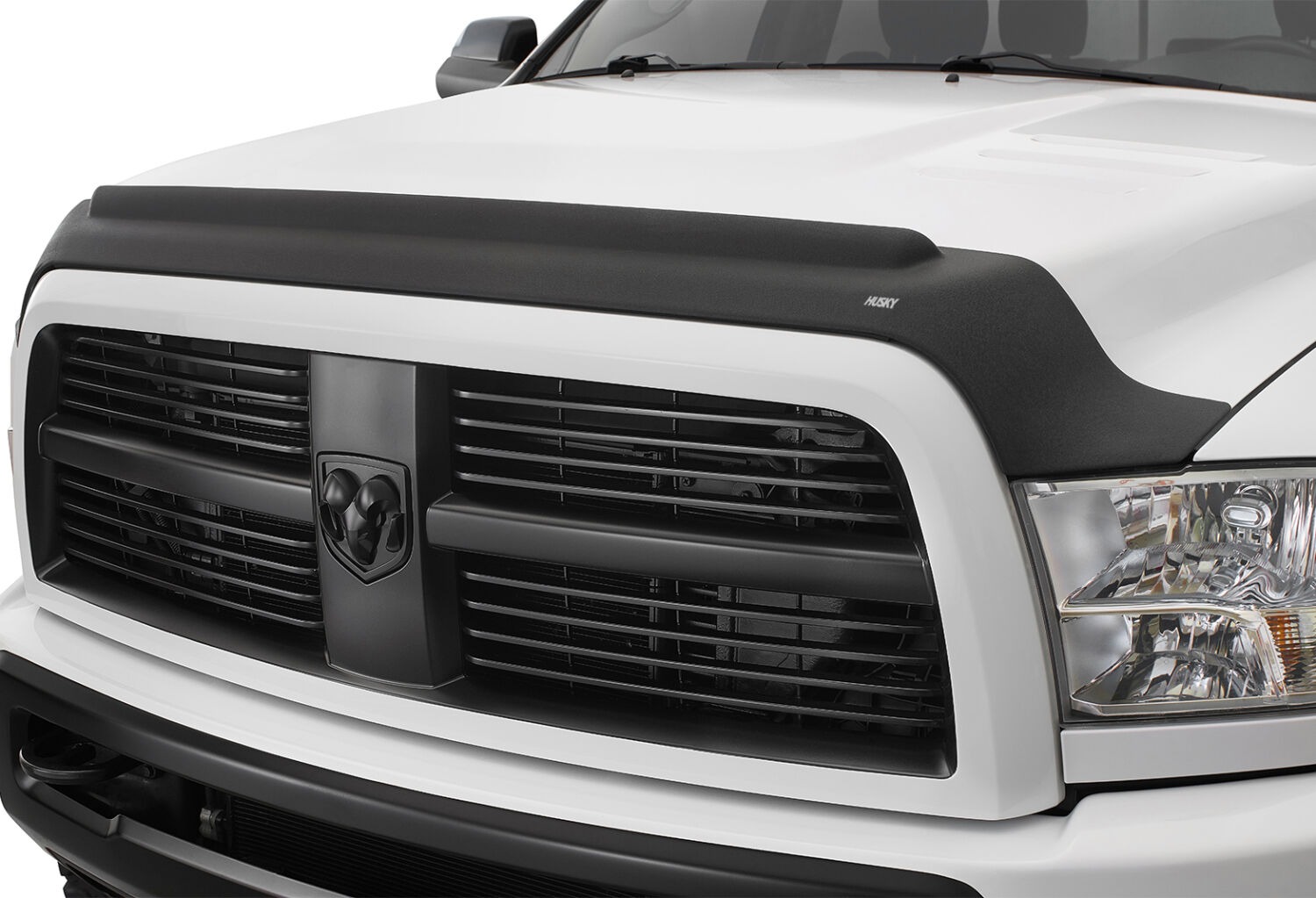Husky Liners Aeroskin II Hood Protector; Matte Black Low Profile 2830189