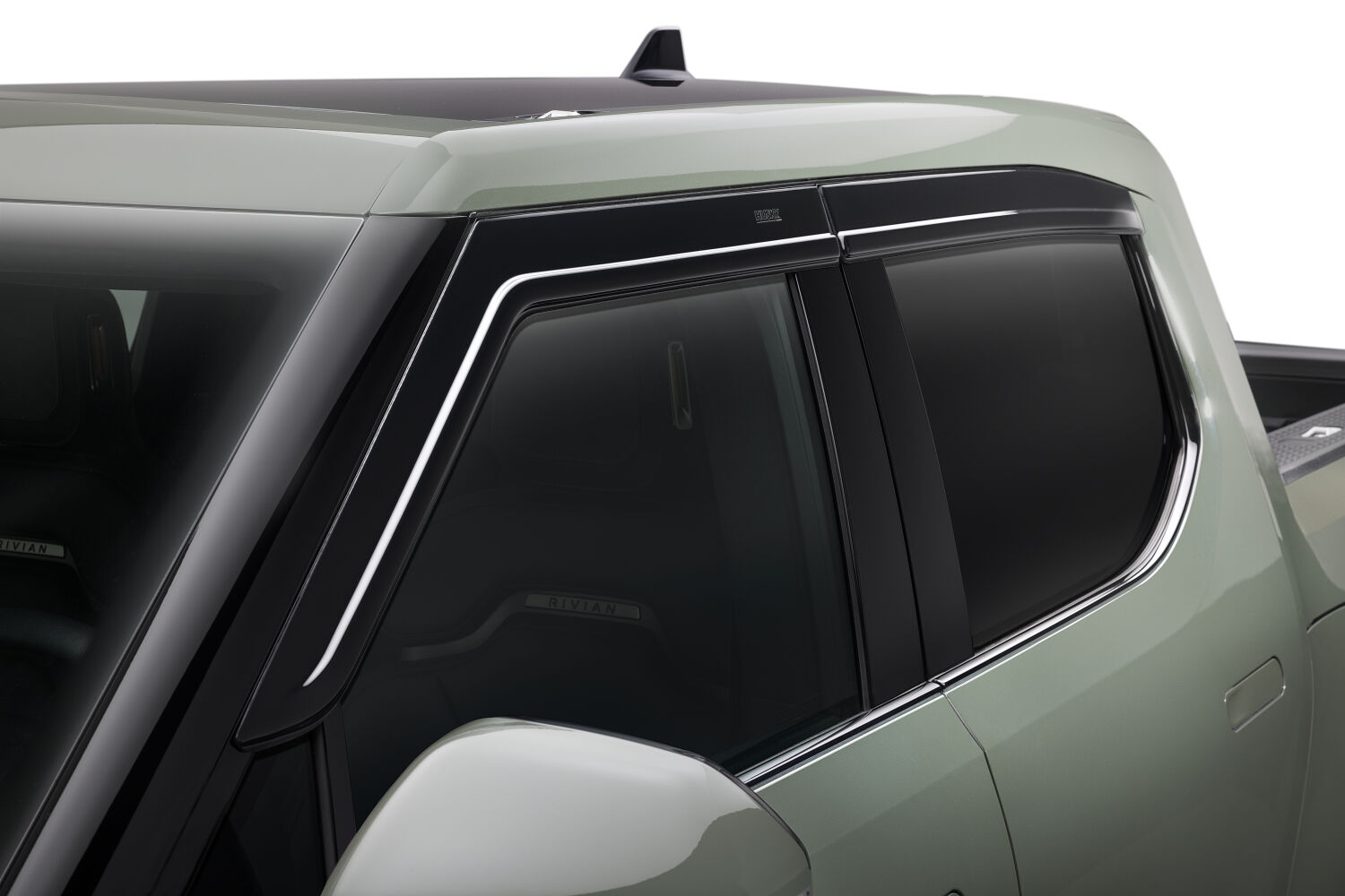 Husky Liners Low Profile Ventvisor Deflector; Smoke; Outside Mount; 4 pc. 2854108