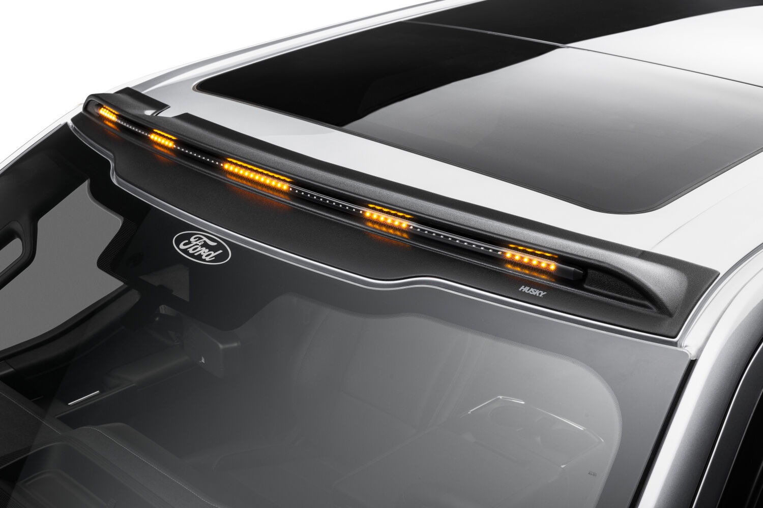 Husky Liners AeroCab Pro Marker Light with continuous LED; Black 2825096