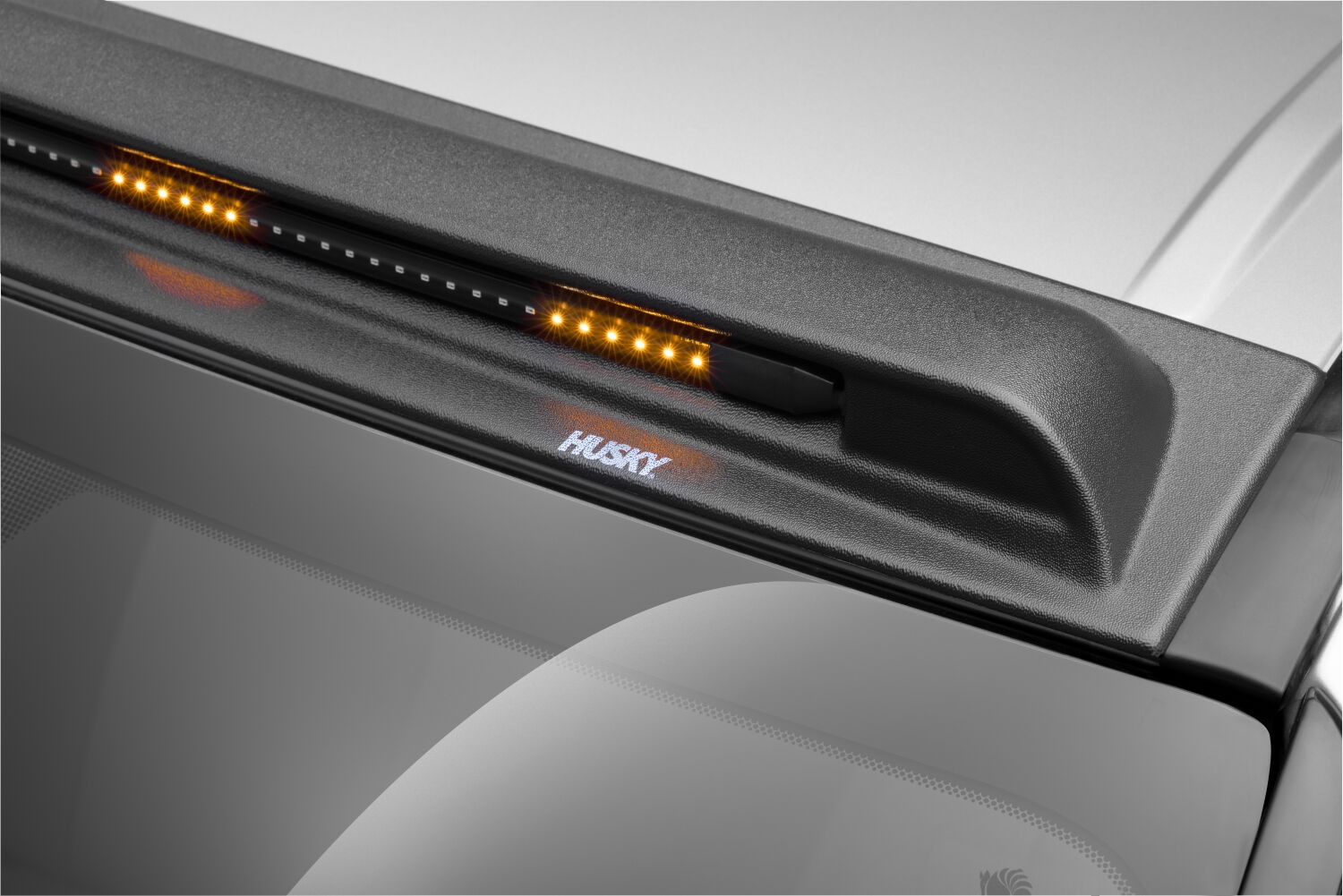 Husky Liners AeroCab Pro Marker Light with continuous LED; Black 2825279