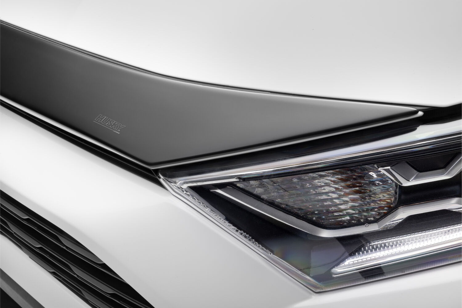 Husky Liners Aeroskin Hood Protector; Matte Black Low Profile 2877173