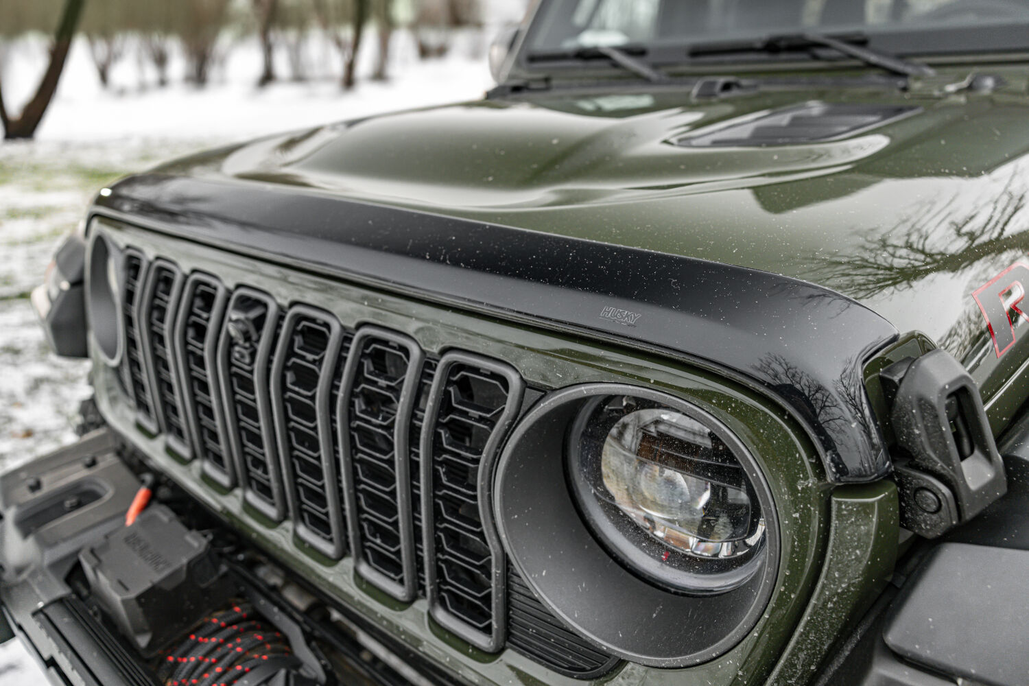 Husky Liners Aeroskin Hood Protector; Smoke 2842156