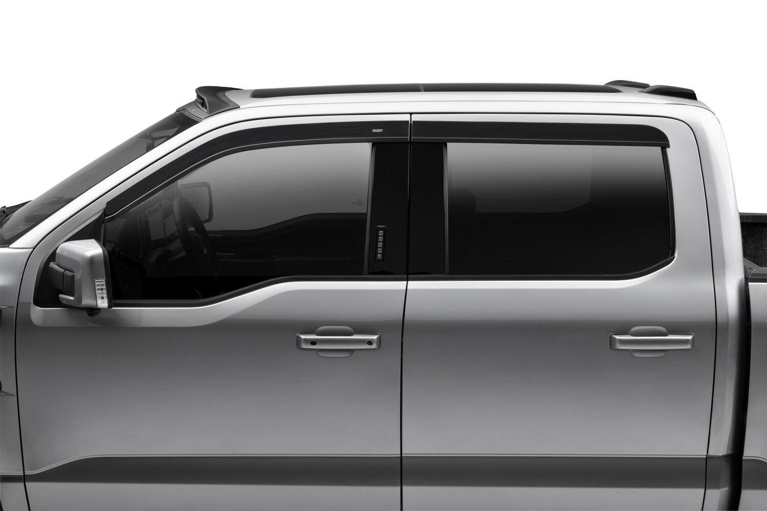 Husky Liners Low Profile Ventvisor Deflector; Smoke; Outside Mount; 4 pc. 2854044