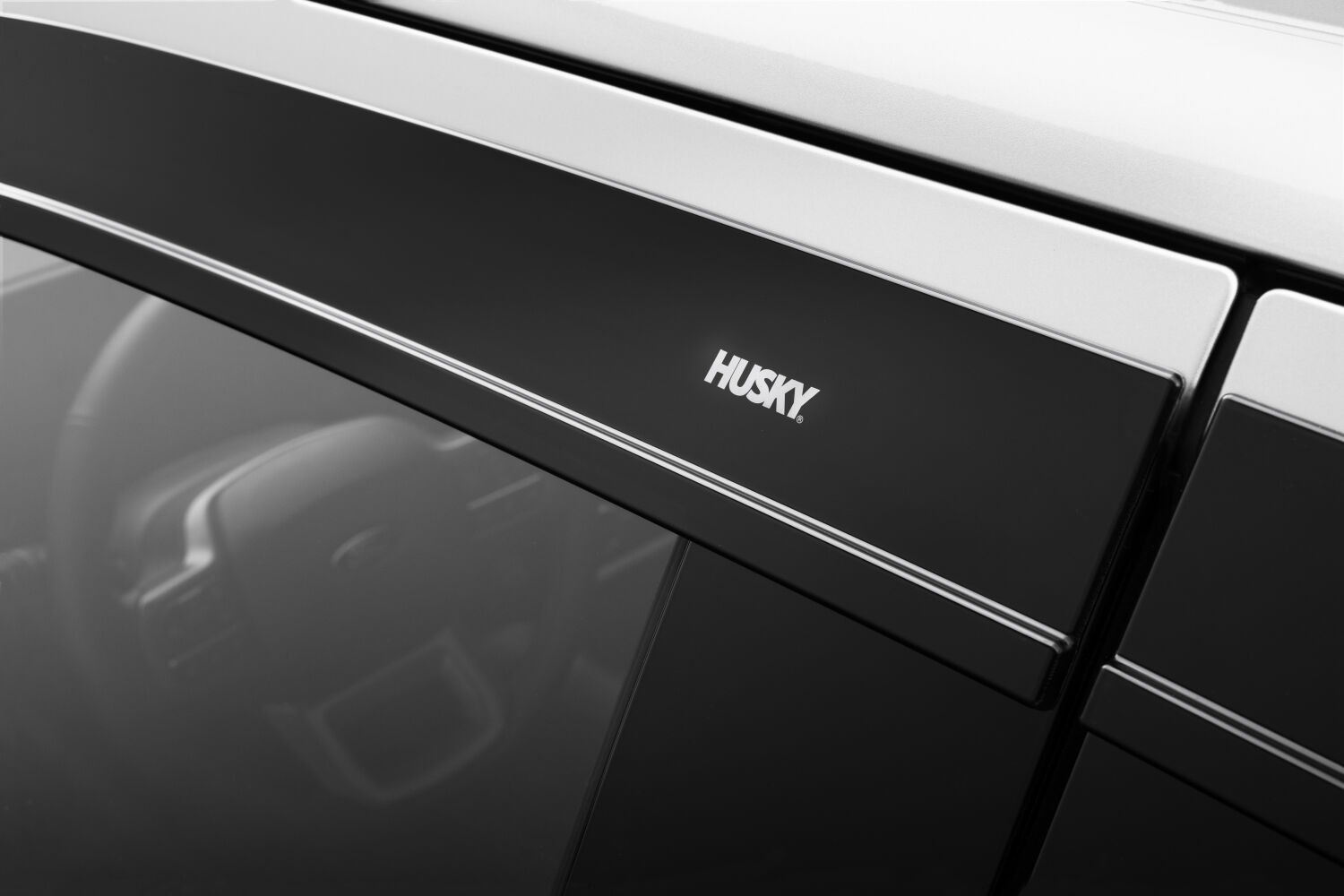 Husky Liners Low Profile Ventvisor Deflector; Smoke; Outside Mount; 4 pc. 2854044