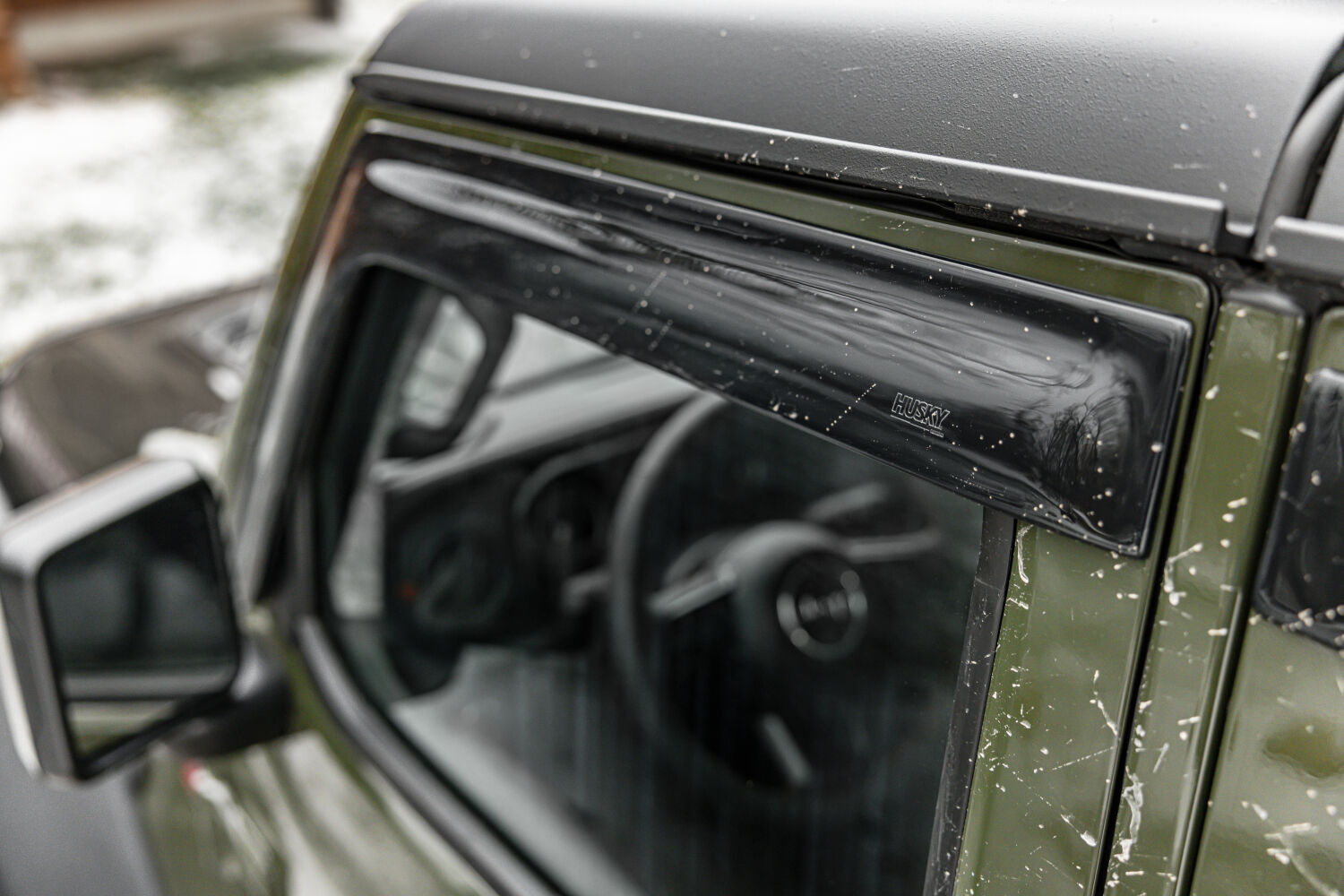 Husky Liners Low Profile Ventvisor Deflector; Smoke; Outside Mount; 4 pc. 2854066