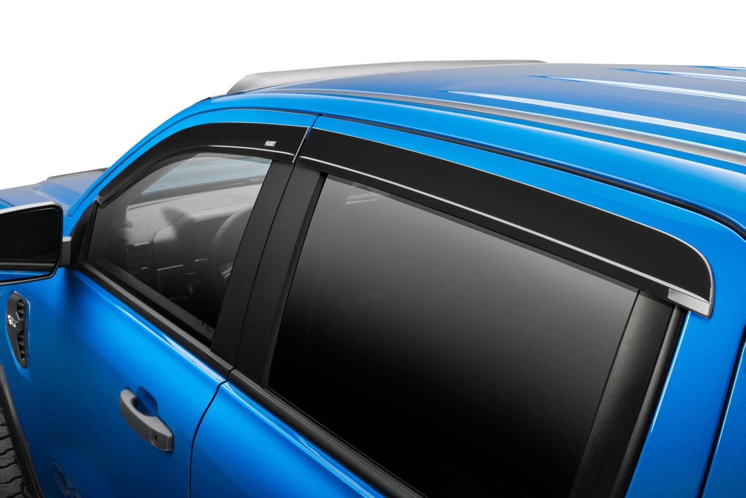 Husky Liners Low Profile Ventvisor Deflector; Smoke; Outside Mount; 4 pc. 2854070