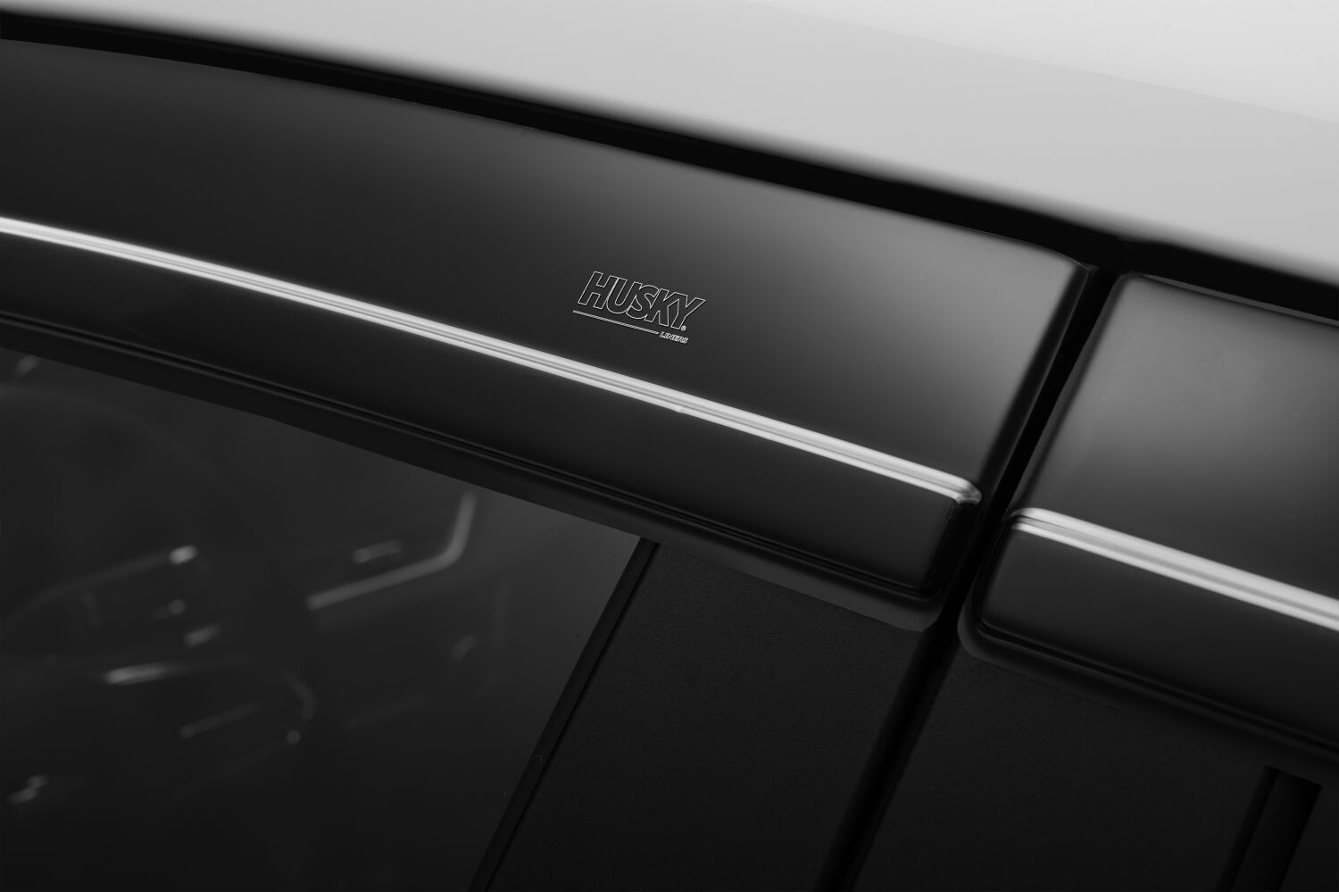 Husky Liners Low Profile Ventvisor Deflector; Smoke; Outside Mount; 4 pc. 2854143