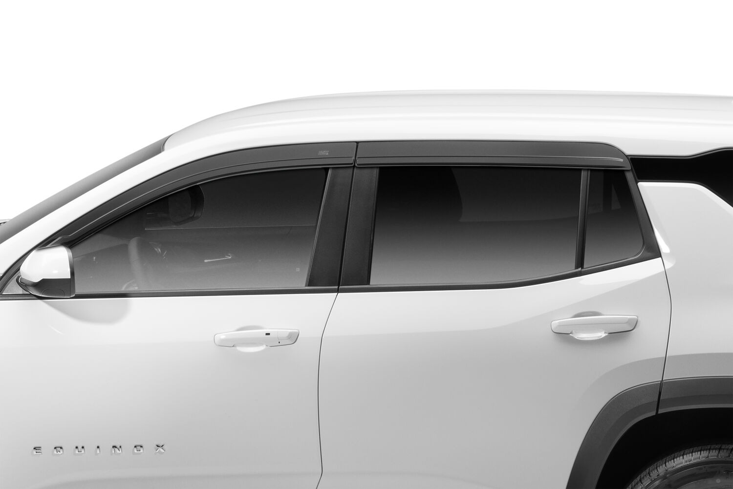 Husky Liners Low Profile Ventvisor Deflector; Smoke; Outside Mount; 4 pc. 2854143