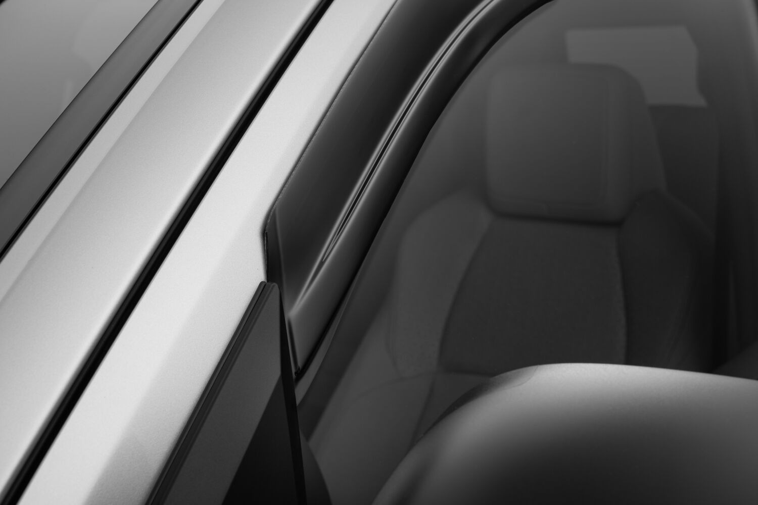 Husky Liners Low Profile Ventvisor Deflector; Smoke; Outside Mount; 4 pc. 2854149