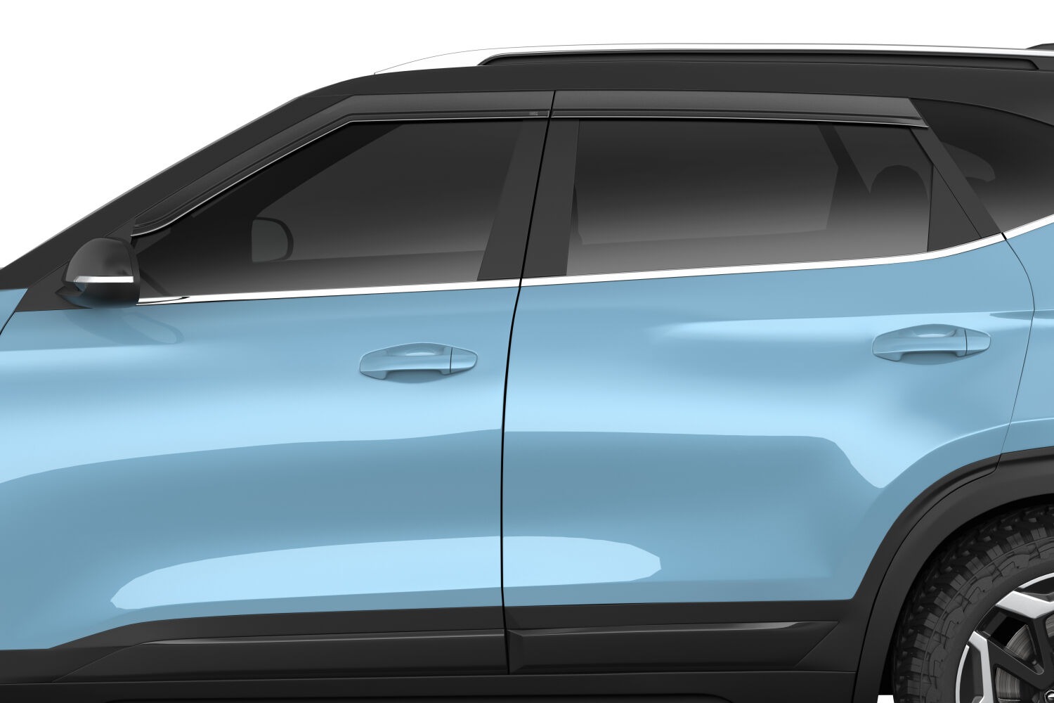 Husky Liners Low Profile Ventvisor Deflector; Smoke; Outside Mount; 4 pc. 2854141