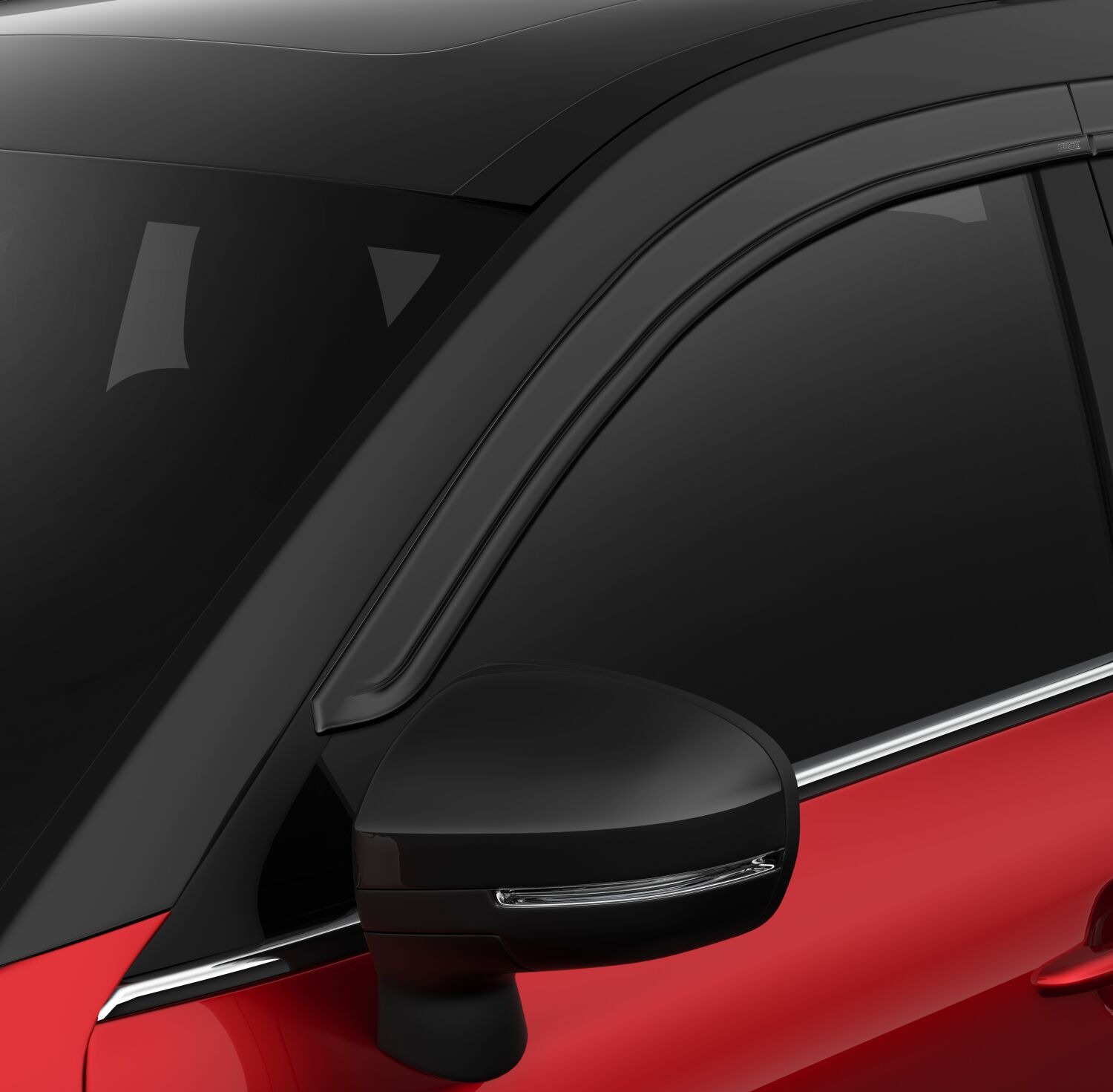 Husky Liners Low Profile Ventvisor Deflector; Smoke; Outside Mount; 2 pc. 2852015