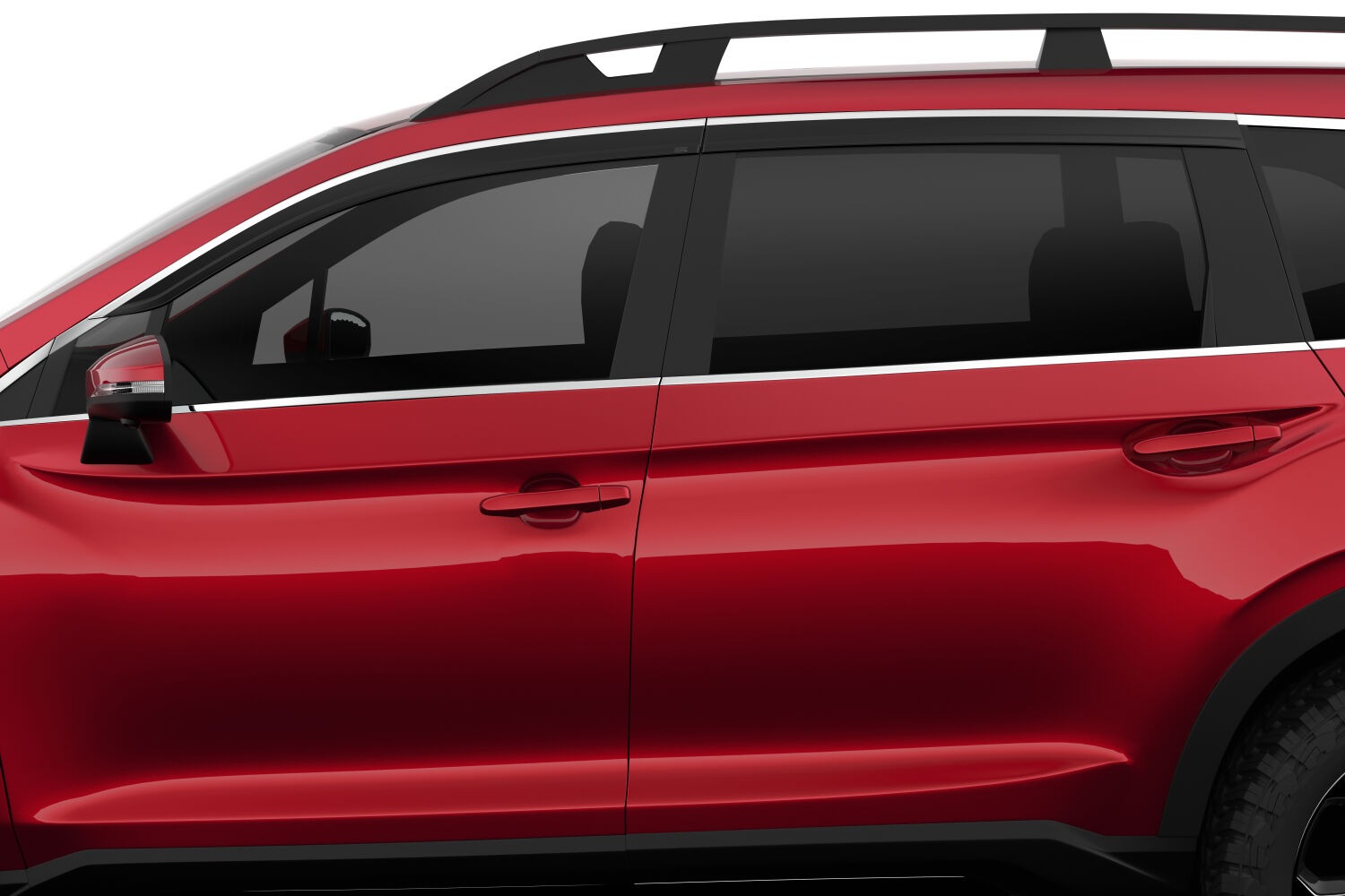 Husky Liners Low Profile Ventvisor Deflector; Smoke with Chrome Trim; Outside Mount; 4 pc. 2884063