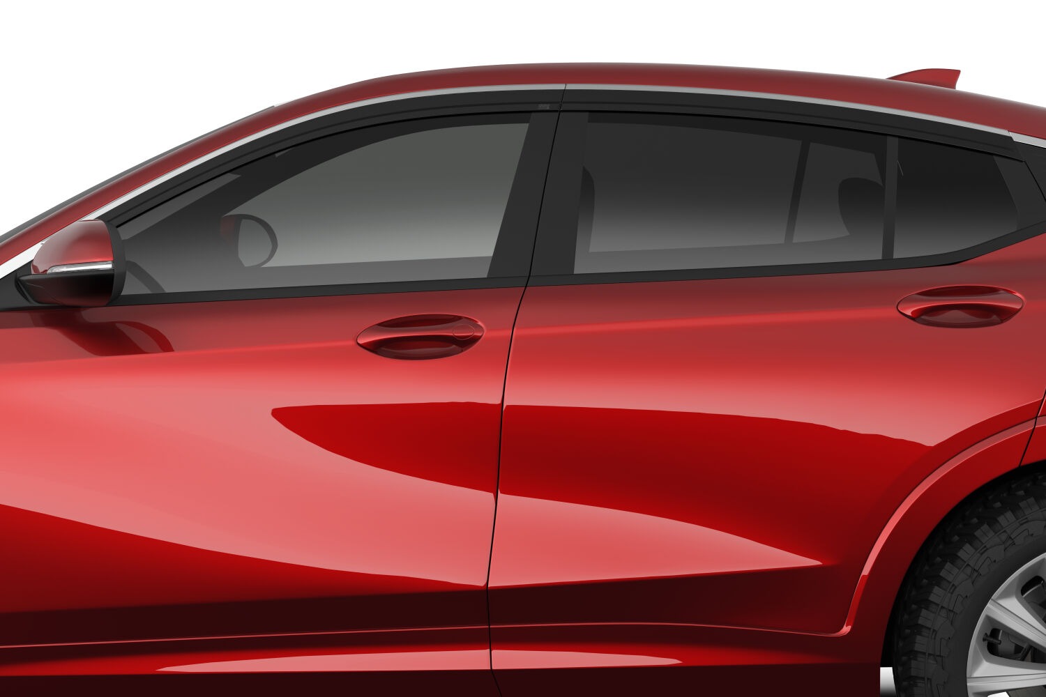 Husky Liners Low Profile Ventvisor Deflector; Smoke with Chrome Trim; Outside Mount; 4 pc. 2884064