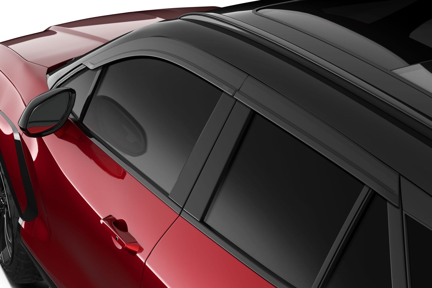 Husky Liners Low Profile Ventvisor Deflector; Smoke; Outside Mount; 4 pc. 2854125