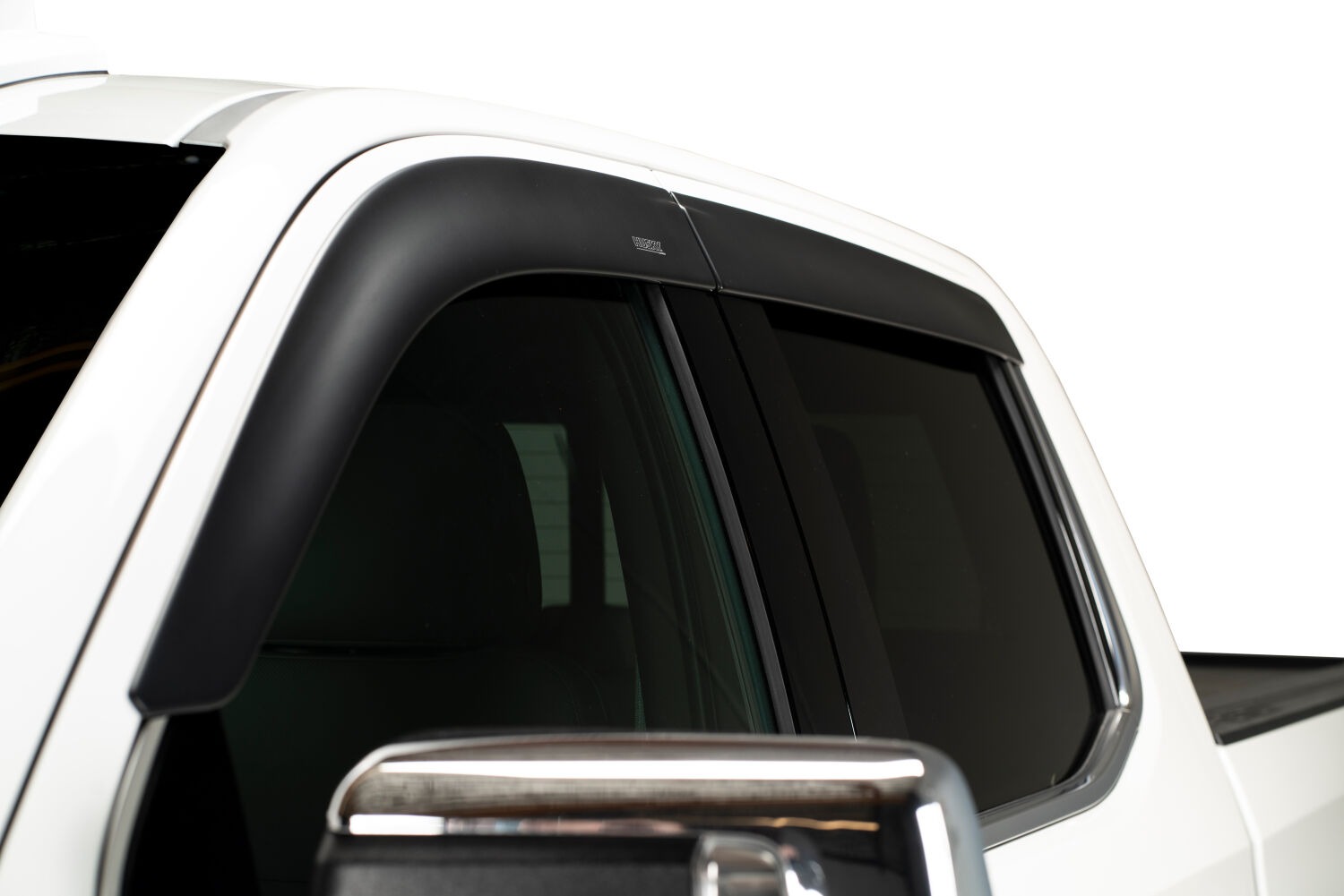 Husky Liners Low Profile Ventvisor Deflector; Matte Black; Outside Mount; 4 pc. 2857033