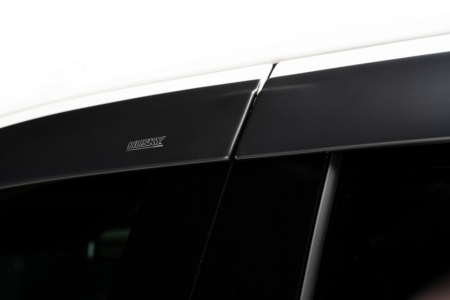 Husky Liners Low Profile Ventvisor Deflector; Matte Black; Outside Mount; 4 pc. 2857044