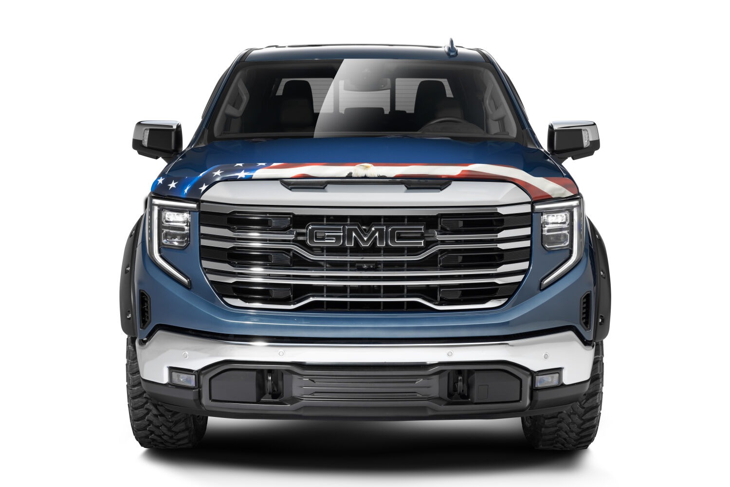 Husky Liners Husky Liners Eagle American Flag Bug Shield Hood Protector 2818959