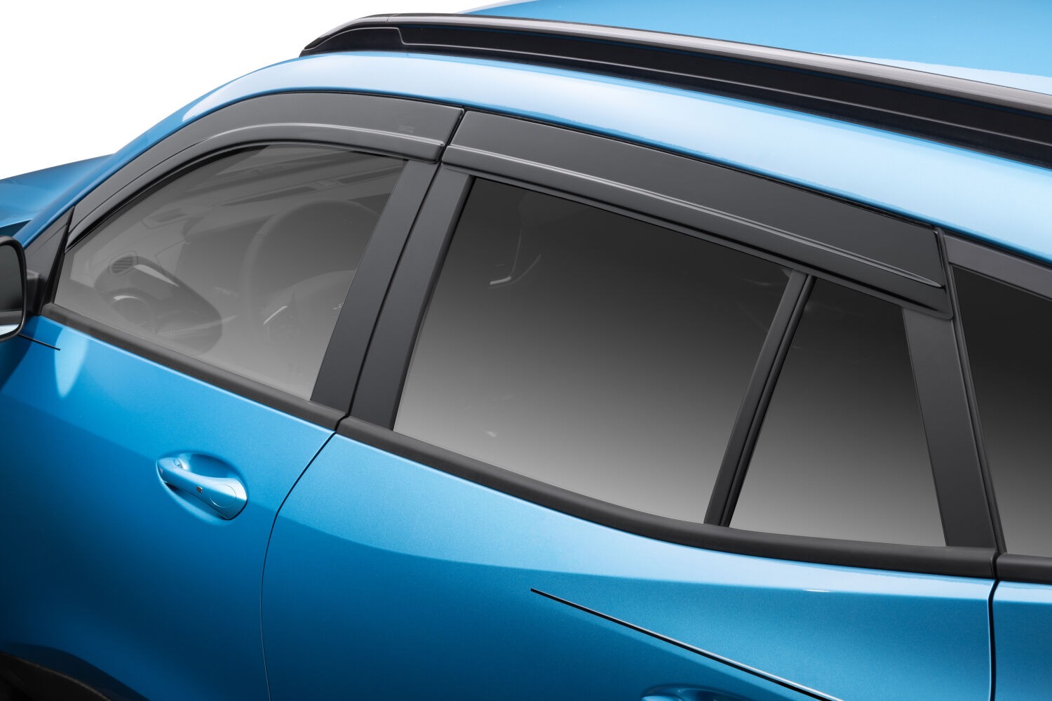 Husky Liners Low Profile Ventvisor Deflector; Smoke; Outside Mount; 4 pc. 2854116