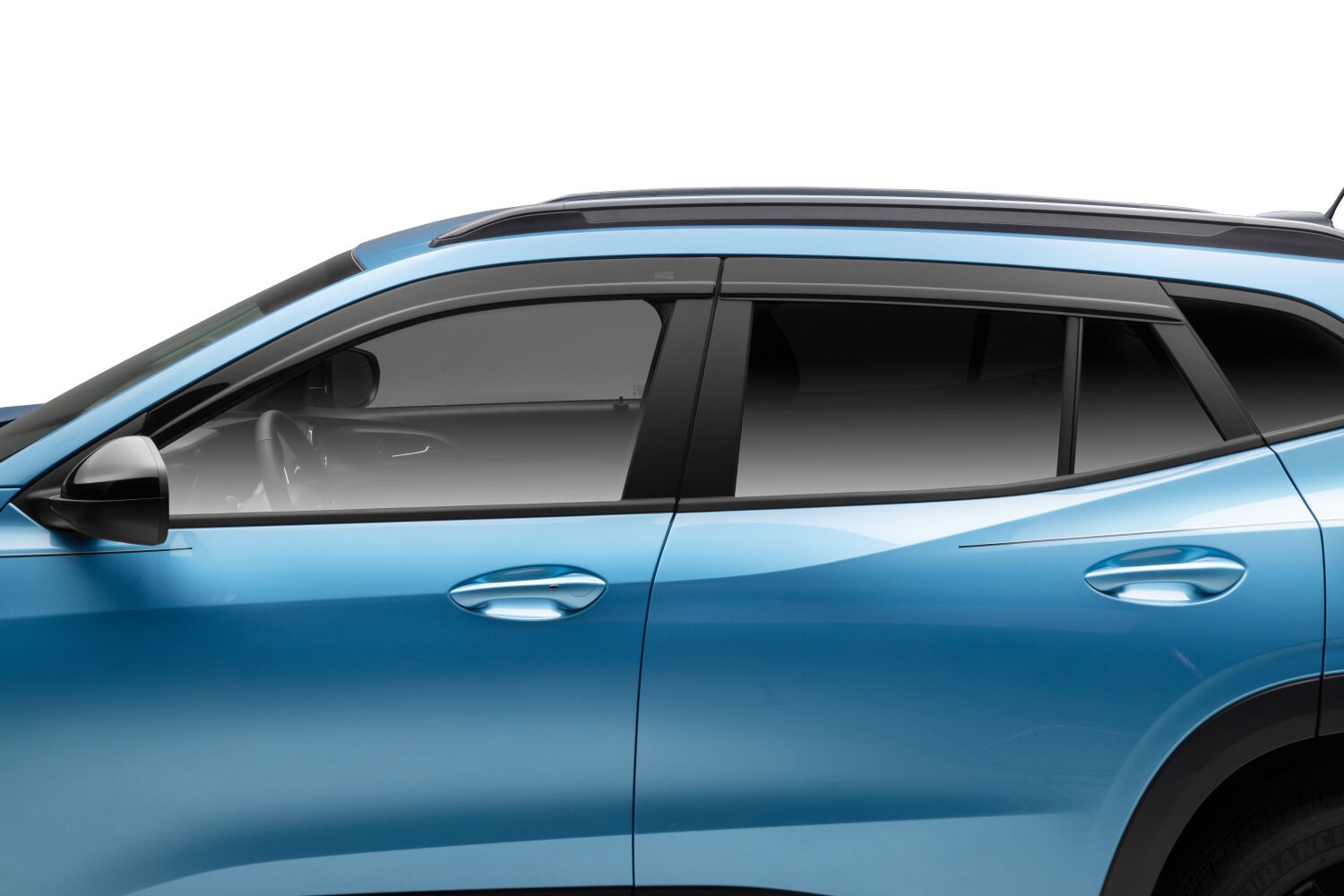 Husky Liners Low Profile Ventvisor Deflector; Smoke; Outside Mount; 4 pc. 2854116