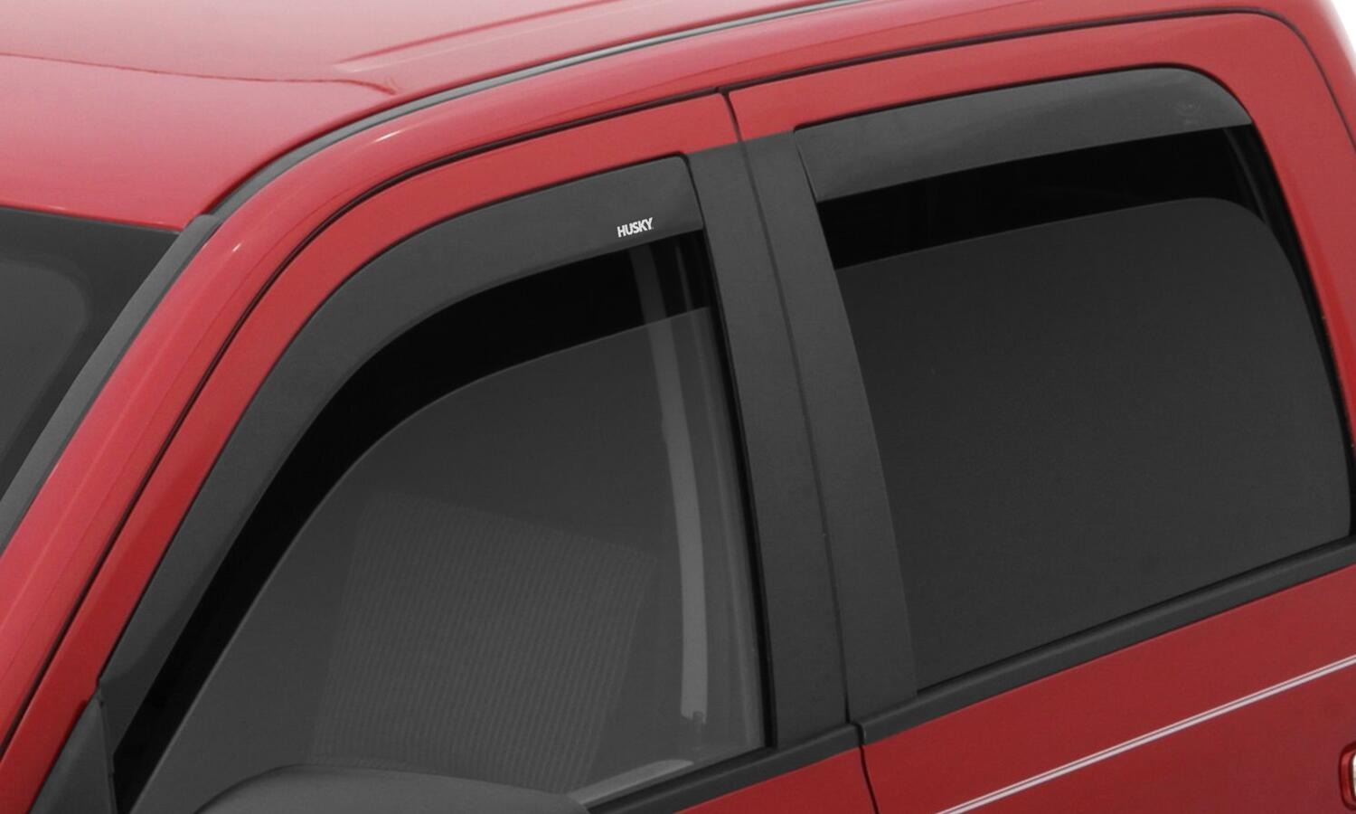 Husky Liners Low Profile Ventvisor Deflector; Smoke; In-Channel Mount; 4 pc. 2864081