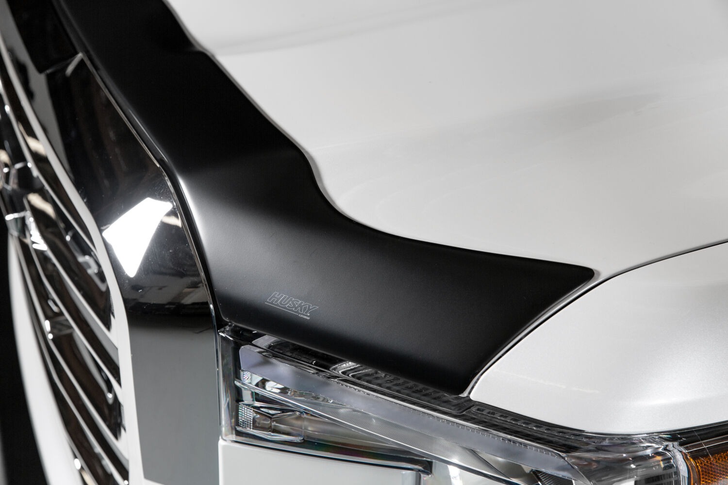 Husky Liners Aeroskin Hood Protector; Matte Black Low Profile 2877144