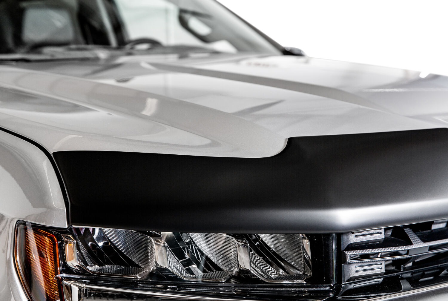 Husky Liners Aeroskin Hood Protector; Matte Black Low Profile 2877177