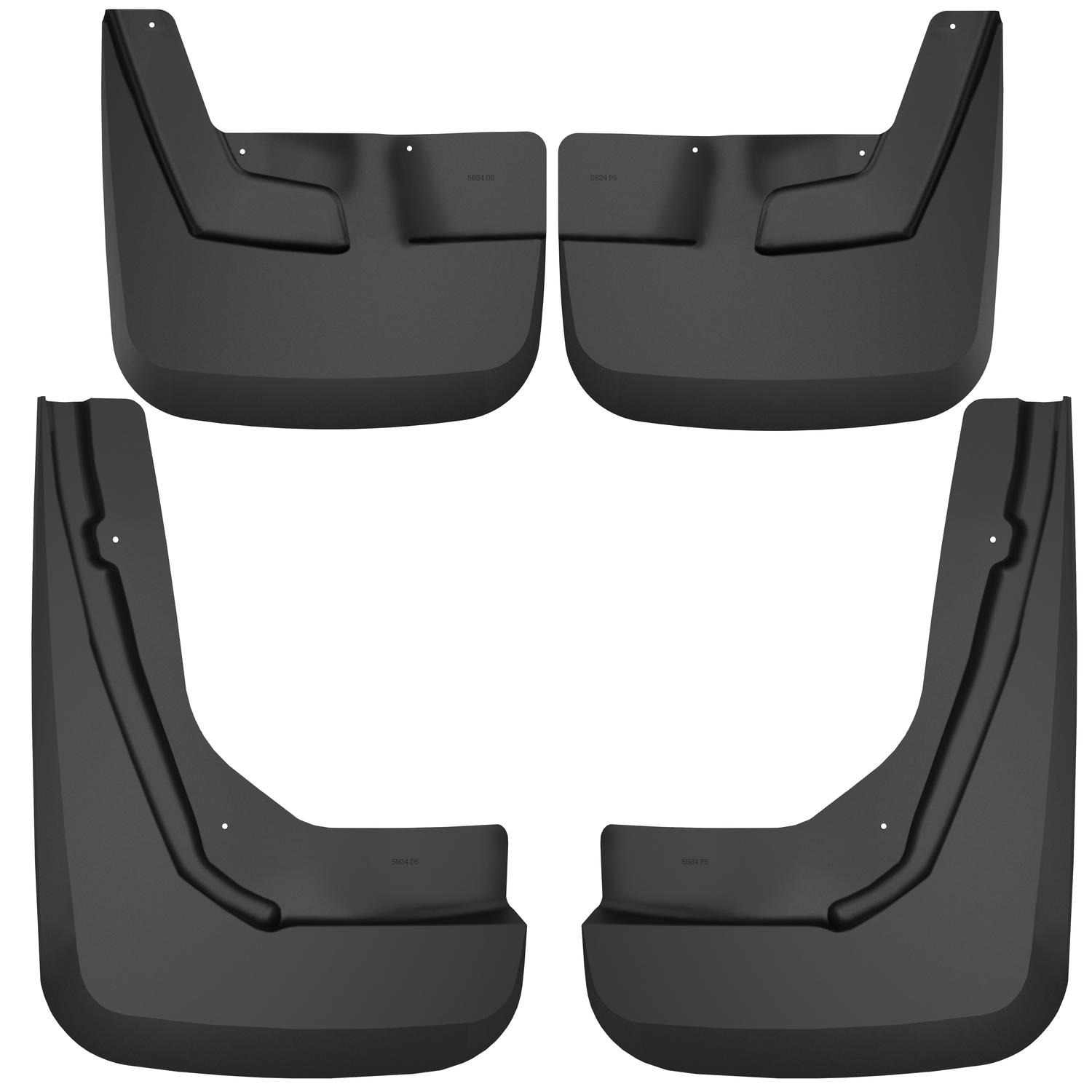 Husky Liners Custom Mud Guards - Front and Rear Mud Guard Set 58246