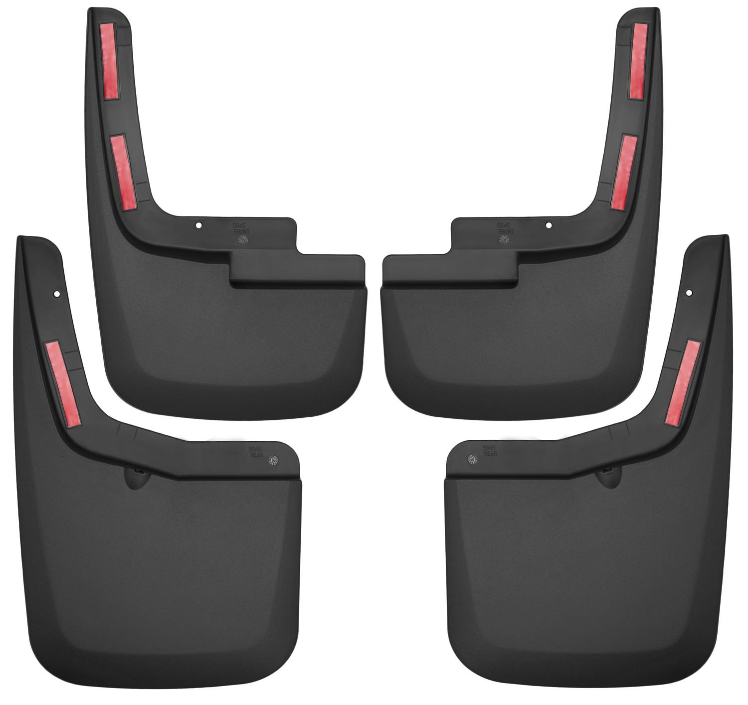 Husky Liners Custom Mud Guards - Front and Rear Mud Guard Set 58456