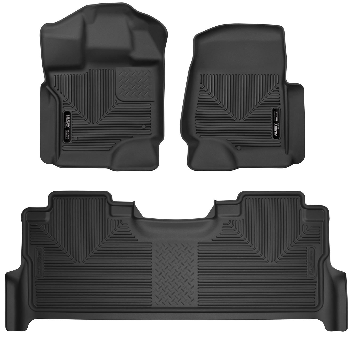 Husky Liners X-act Contour - Front & 2nd Seat Floor Liners 53388
