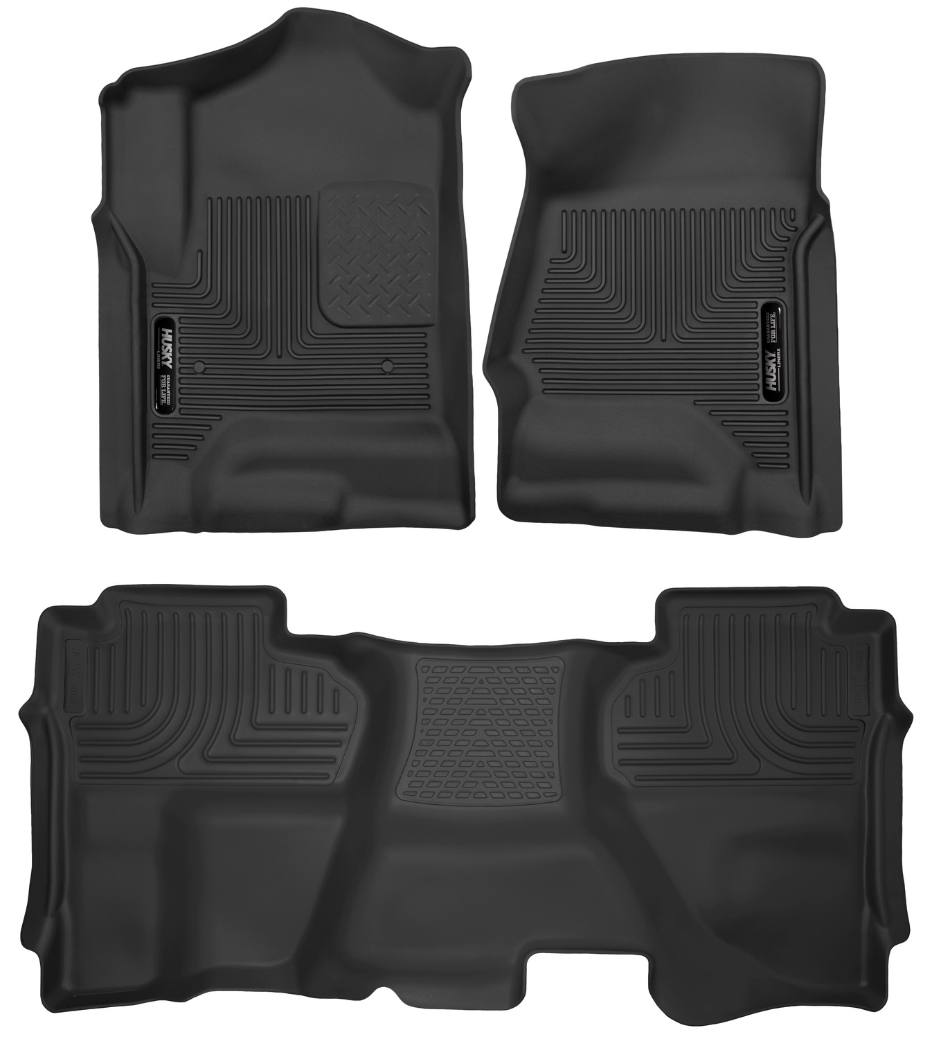Husky Liners X-act Contour - Front & 2nd Seat Floor Liners 53918