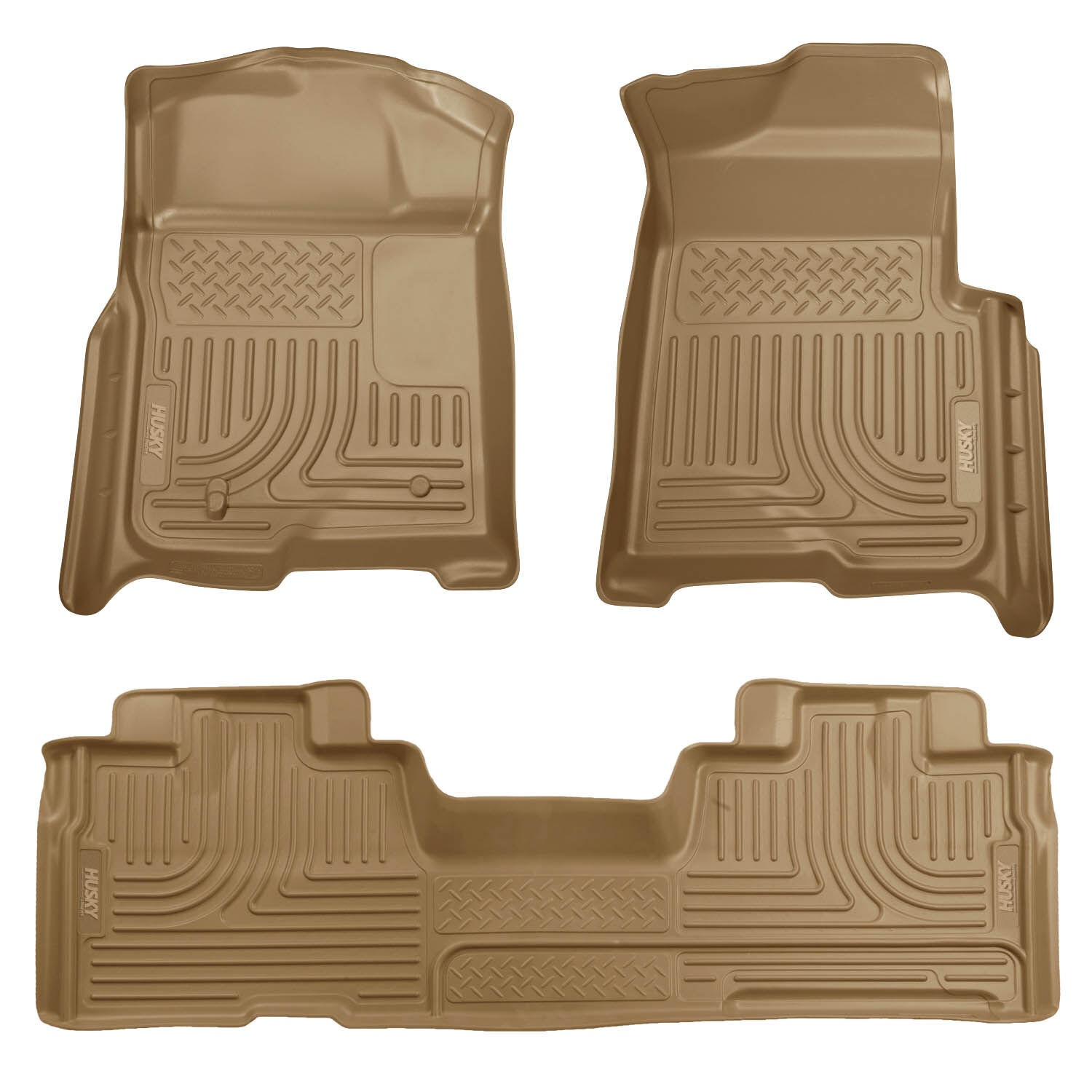 Husky Liners Weatherbeater - Front & 2nd Seat Floor Liners (Footwell Coverage) 98343